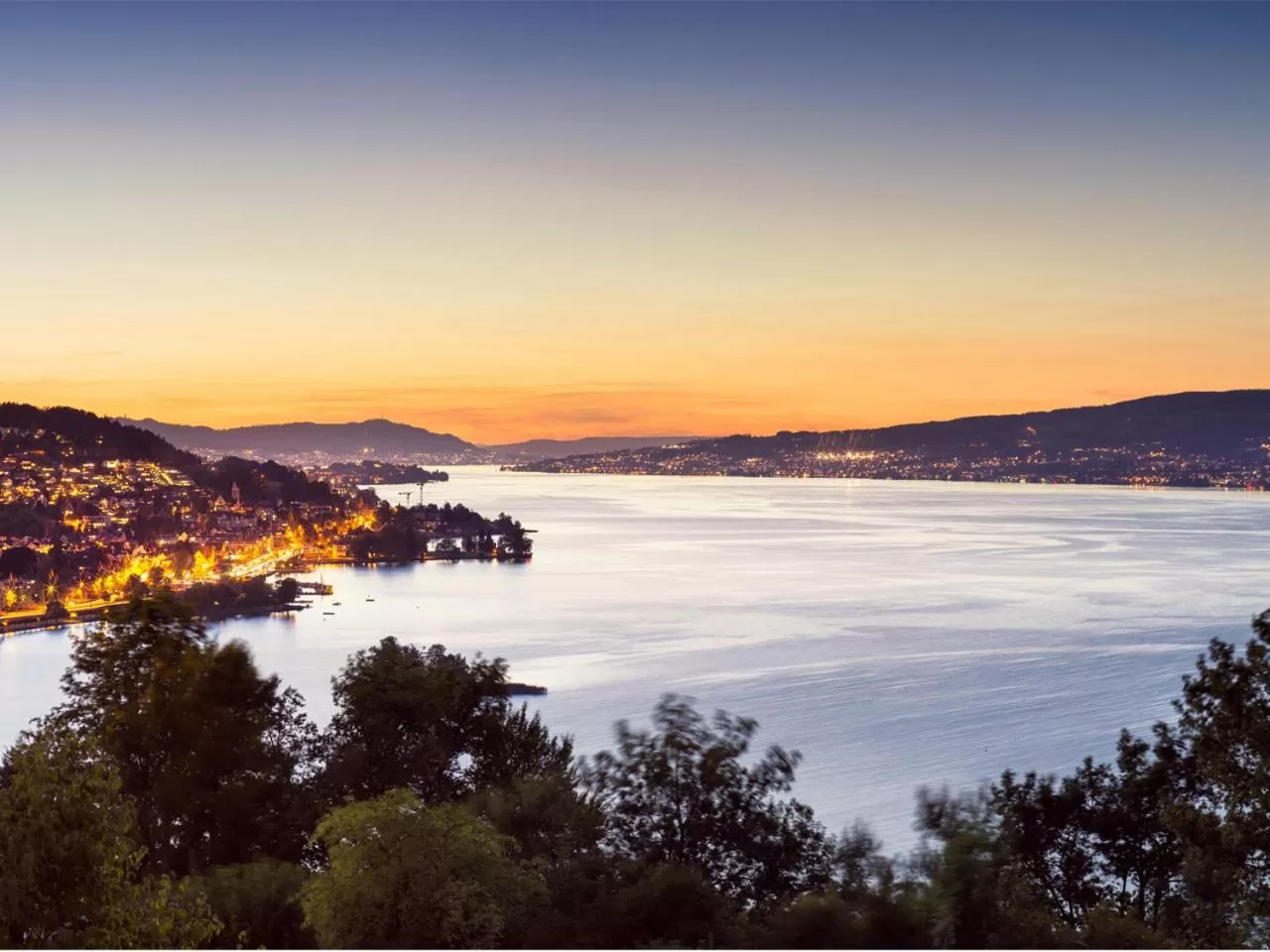 Natural landscape in Seedamm Plaza