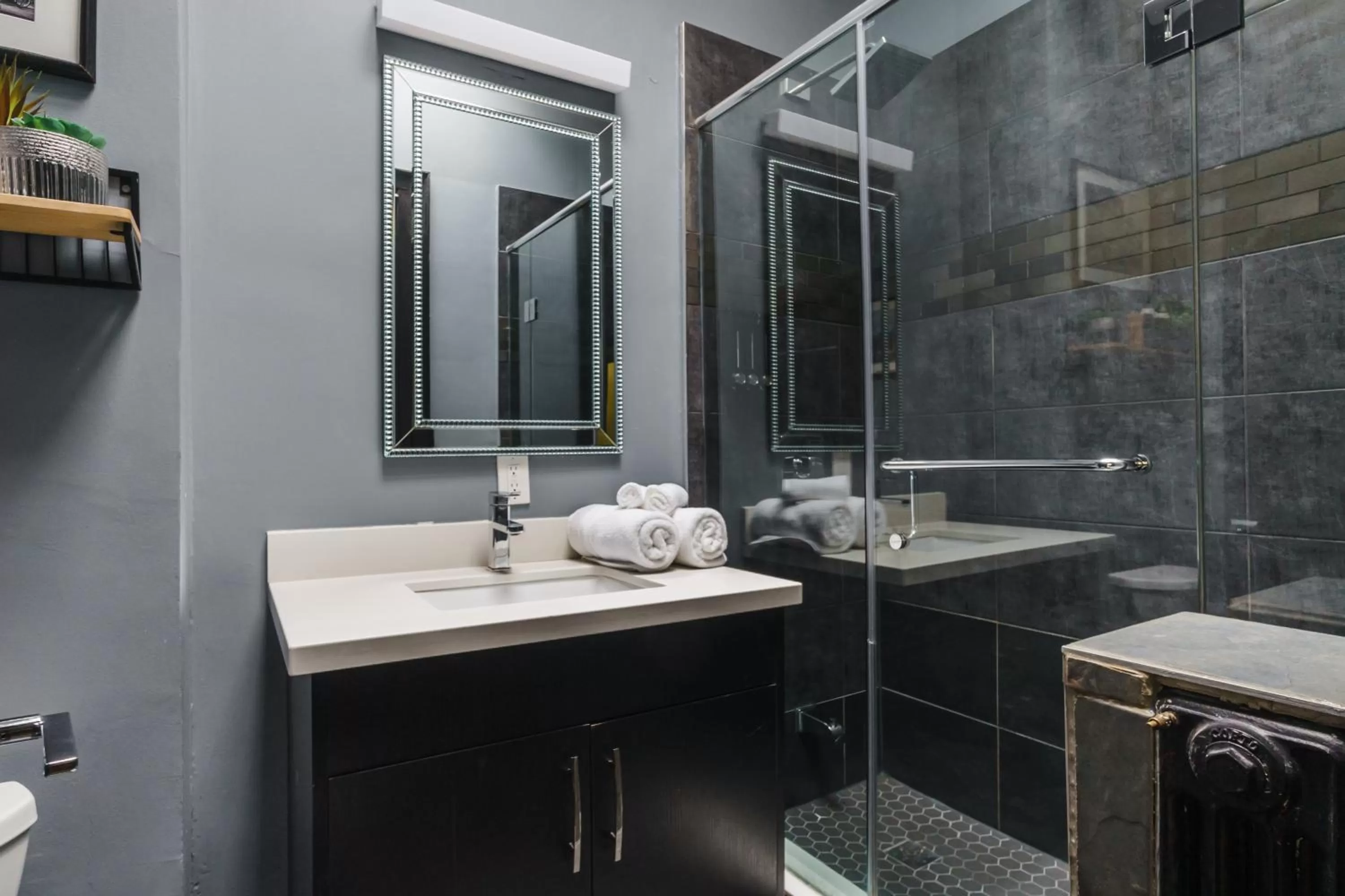 Shower, Bathroom in Queen Street Lofts