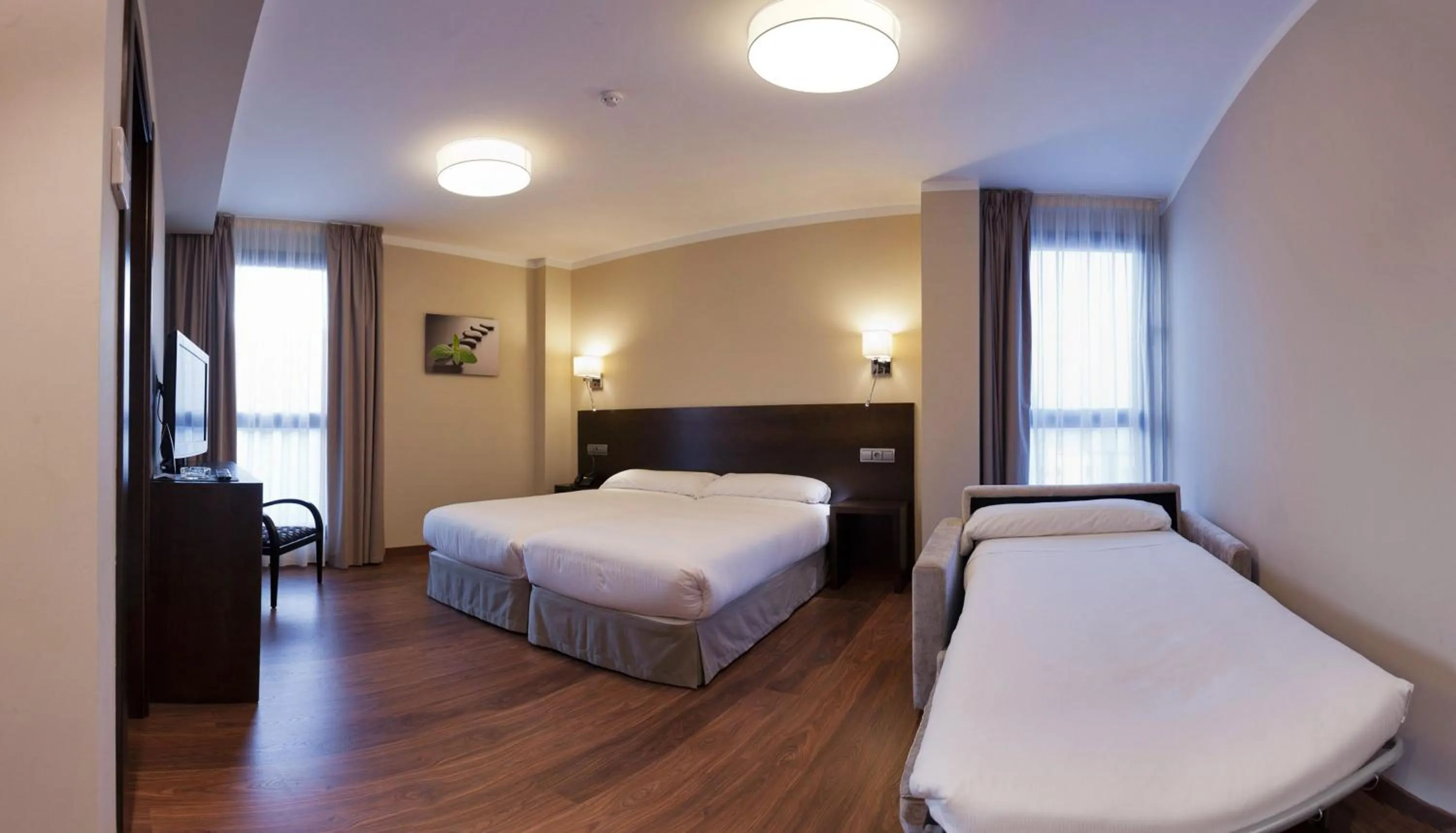 Bed in Hotel Río Hortega