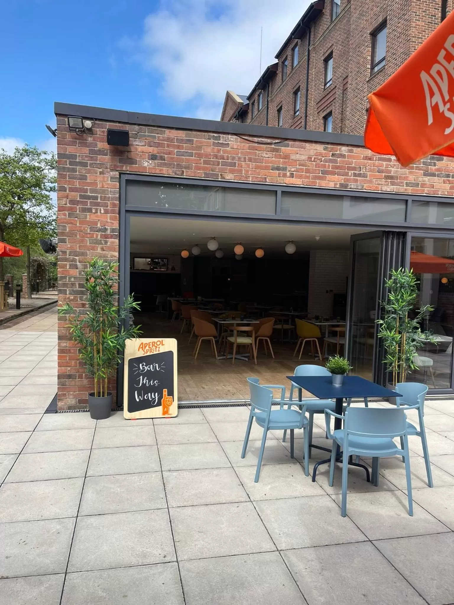 Patio in Novotel York Centre