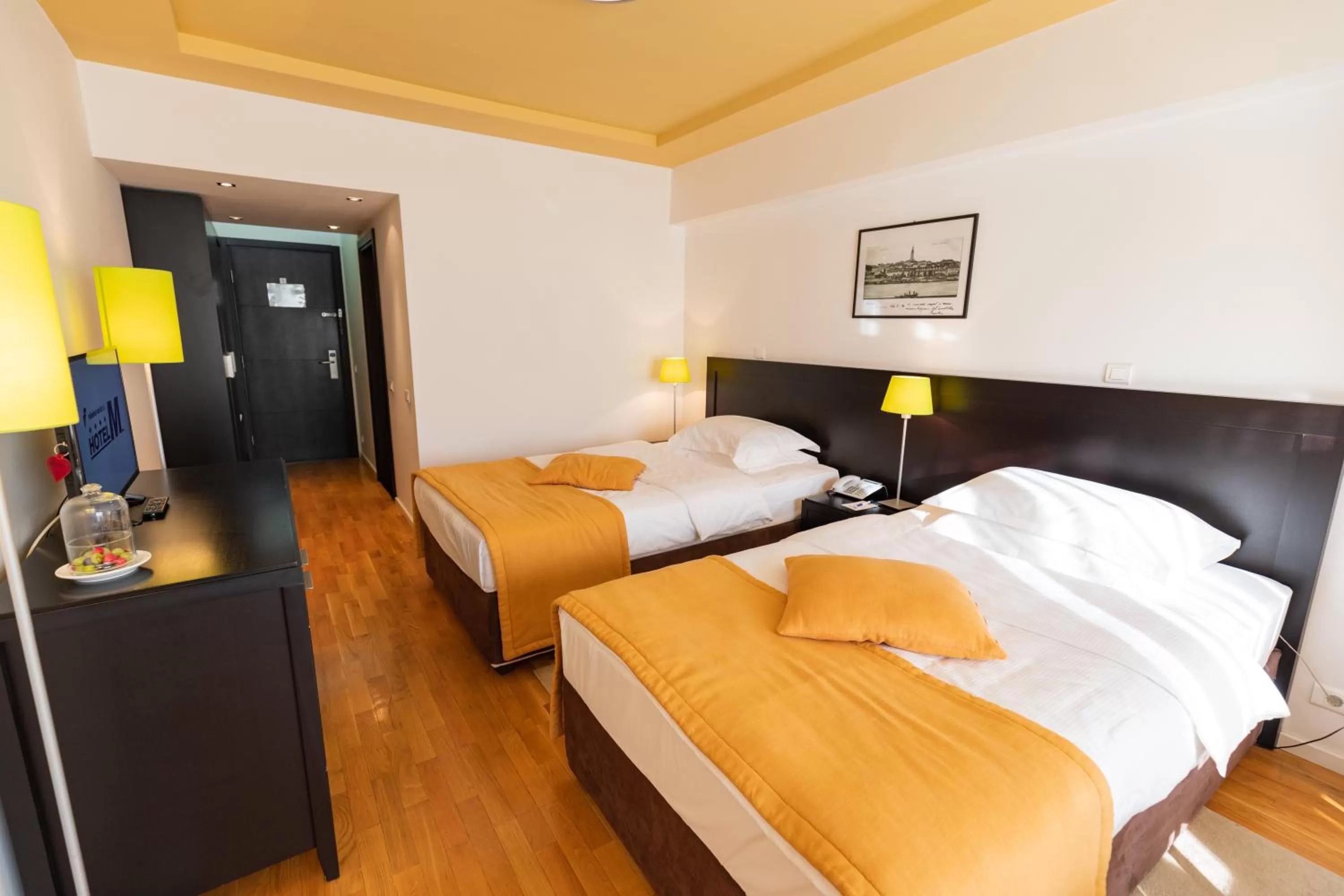 Photo of the whole room, Bed in Hotel M