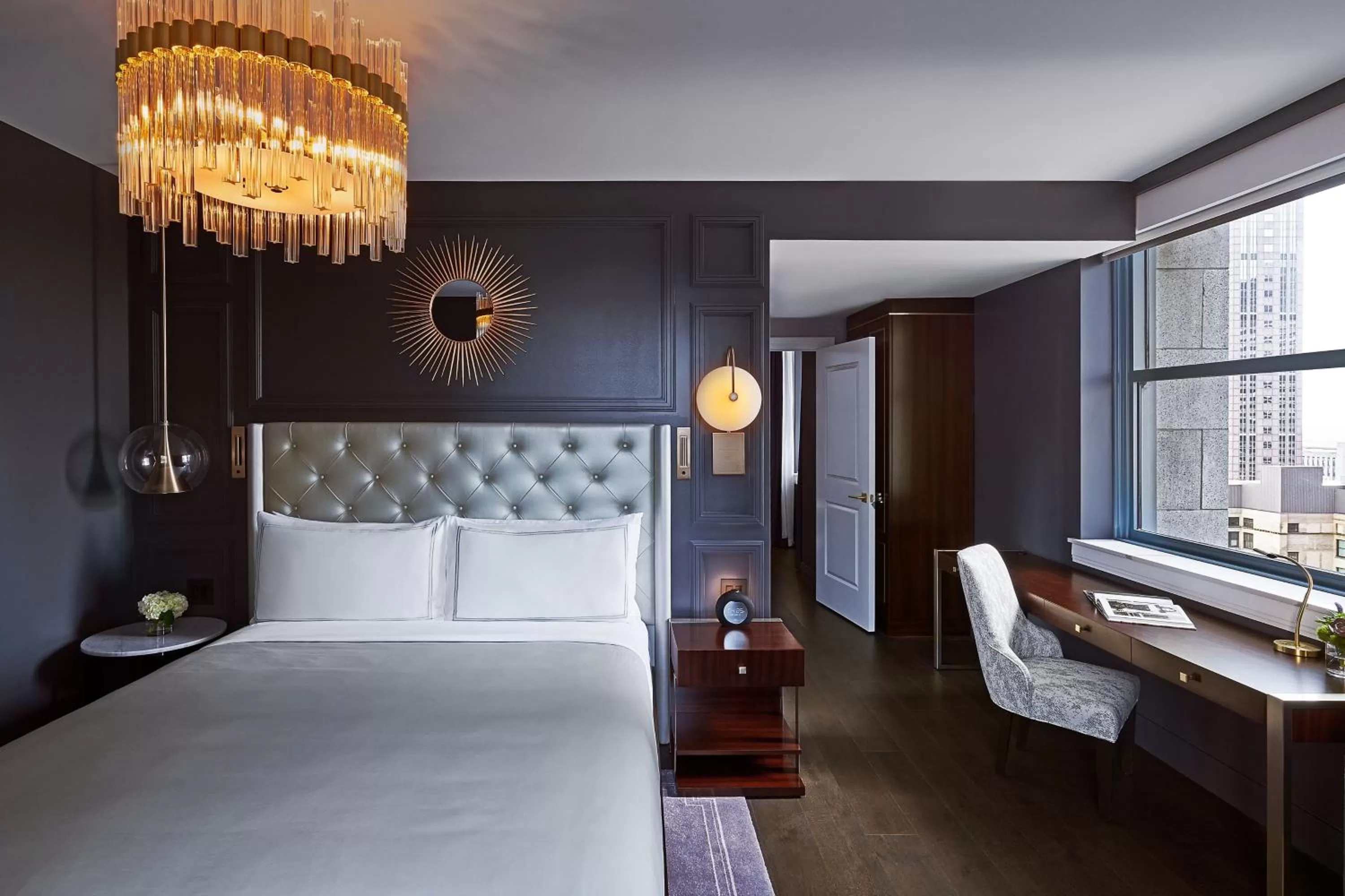 Bedroom, Bed in The LaSalle Chicago, Autograph Collection