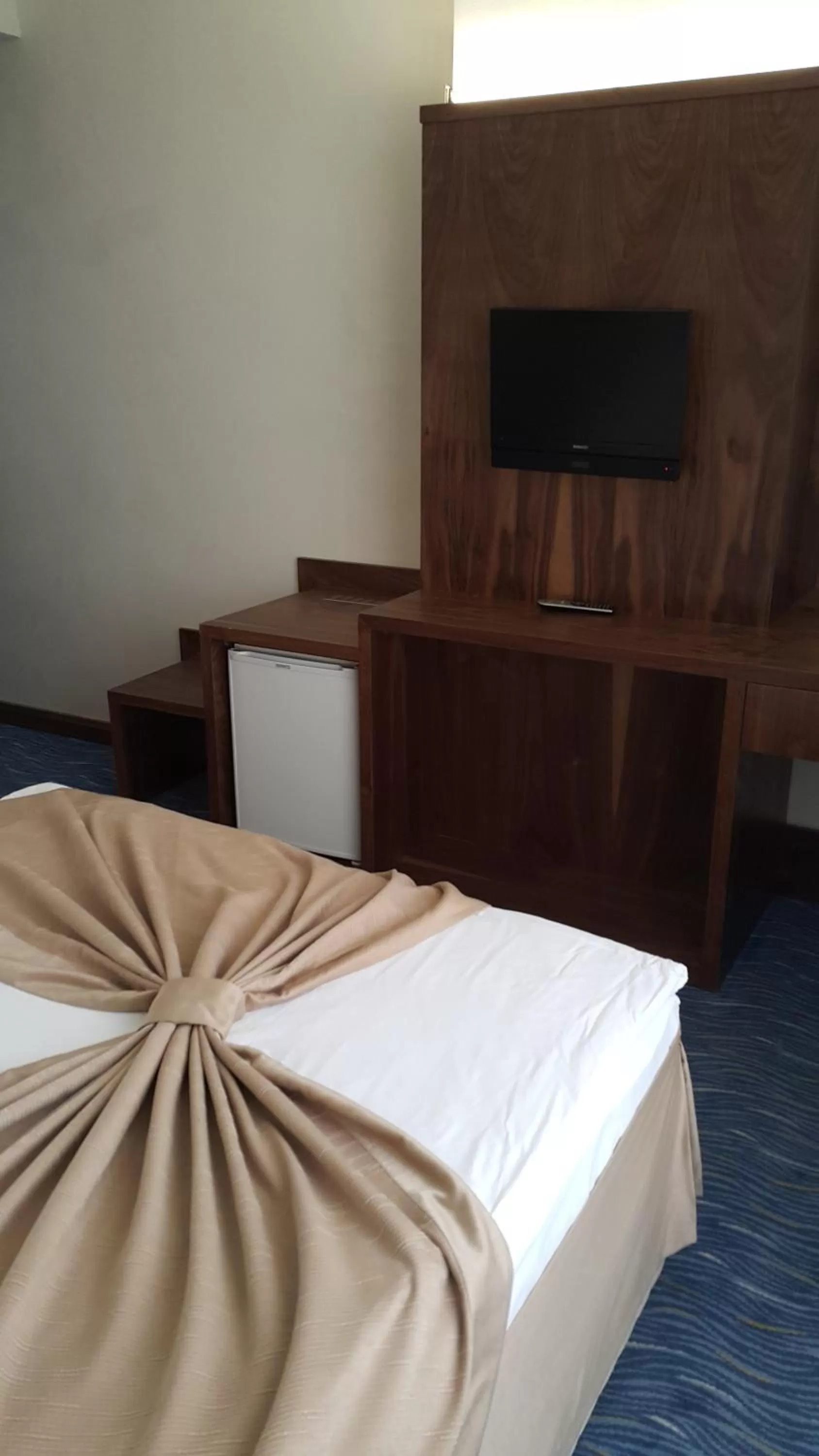 TV and multimedia, Bed in Miroglu Hotel