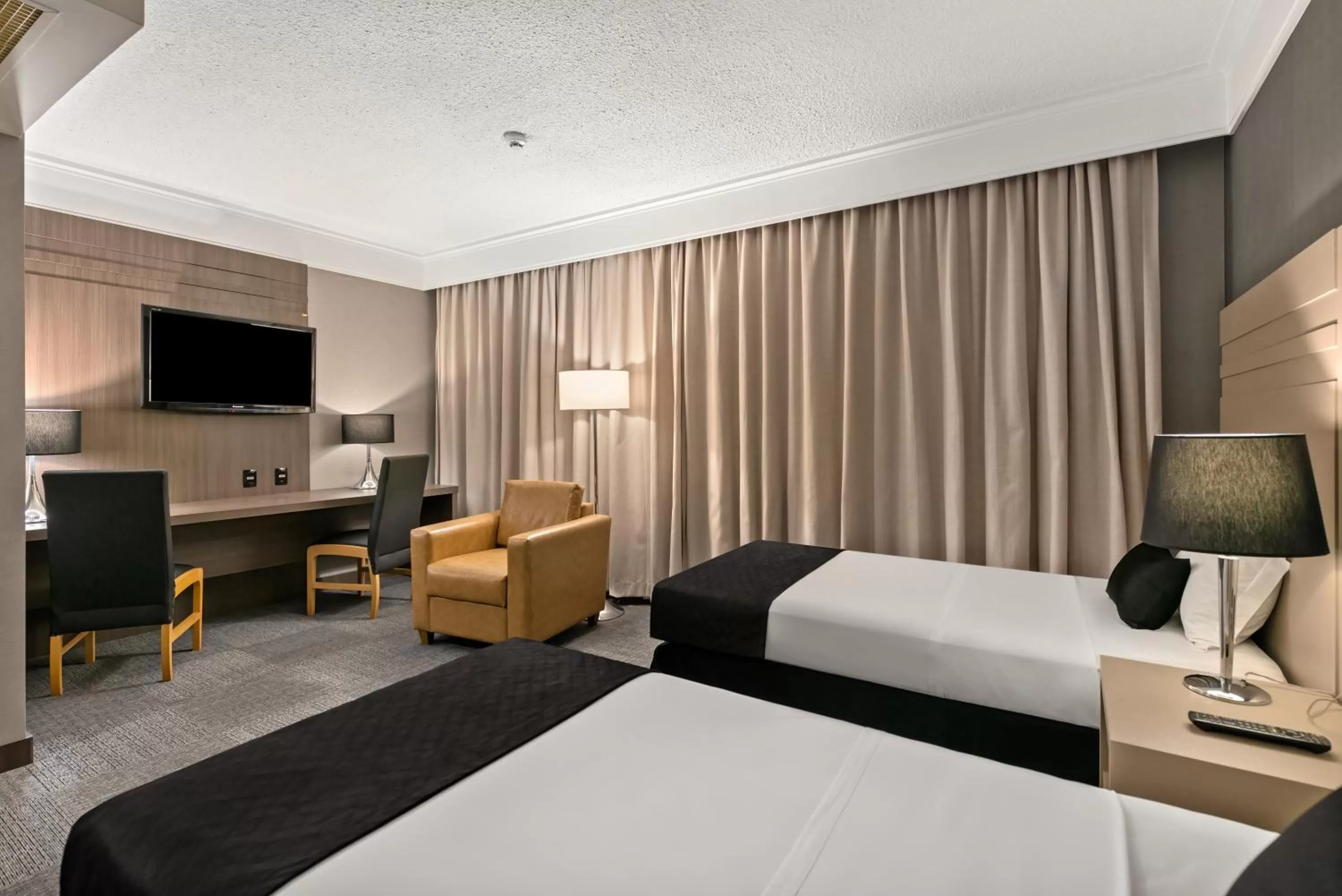 TV and multimedia, Bed in Slaviero Guarulhos Aeroporto