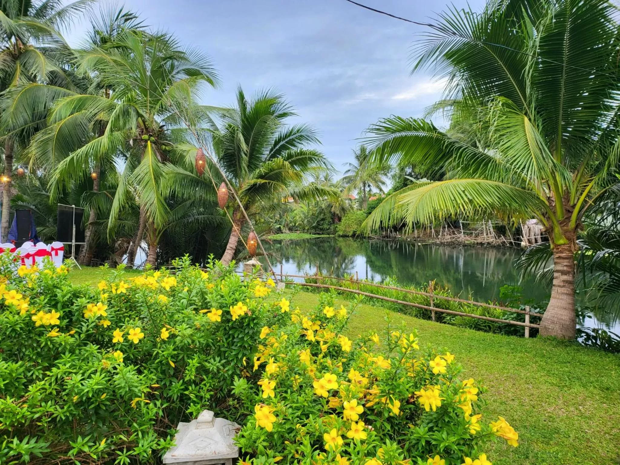 On site in Riverside Bamboo Resort Hoi An