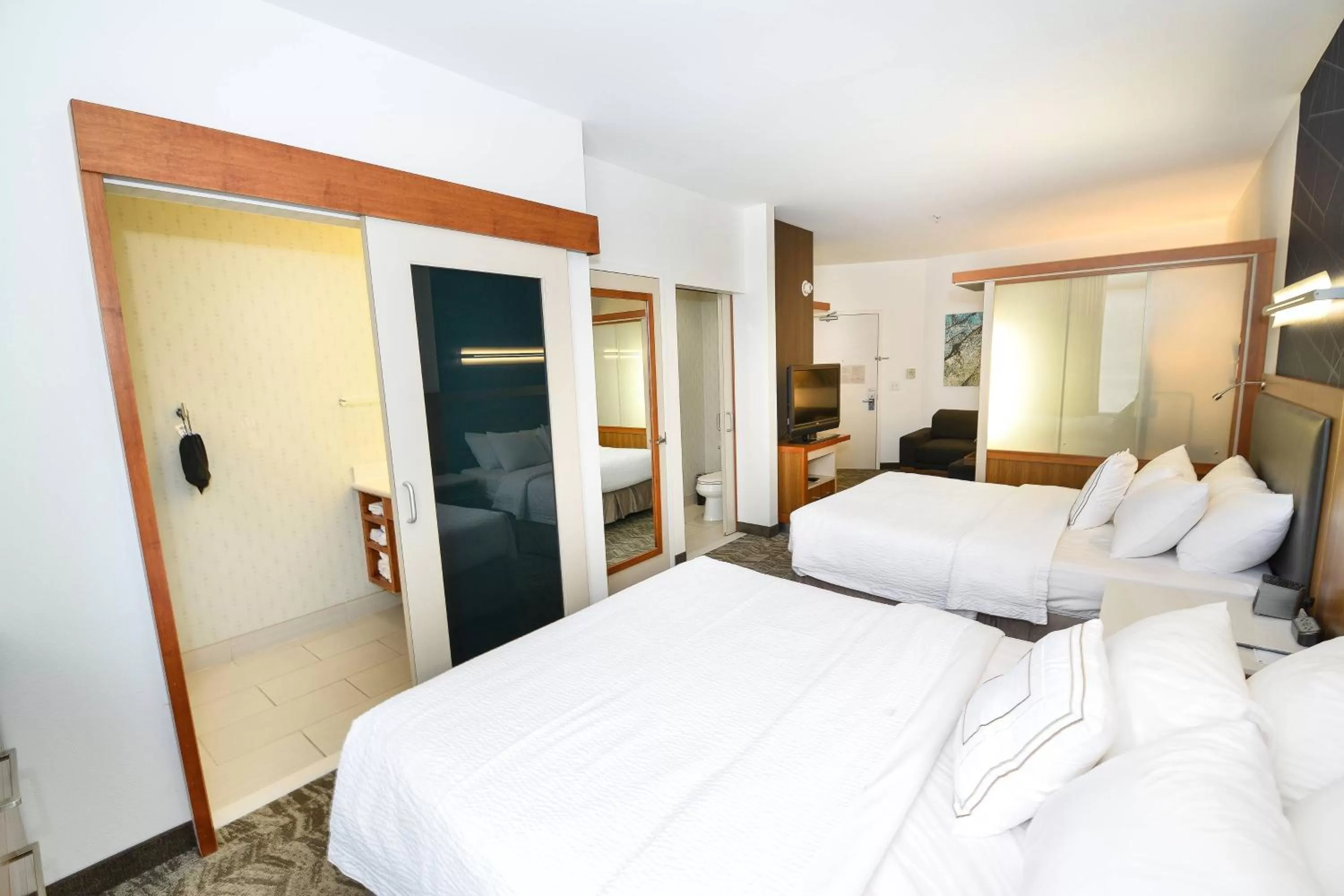 Photo of the whole room, Bed in SpringHill Suites by Marriott Grand Forks