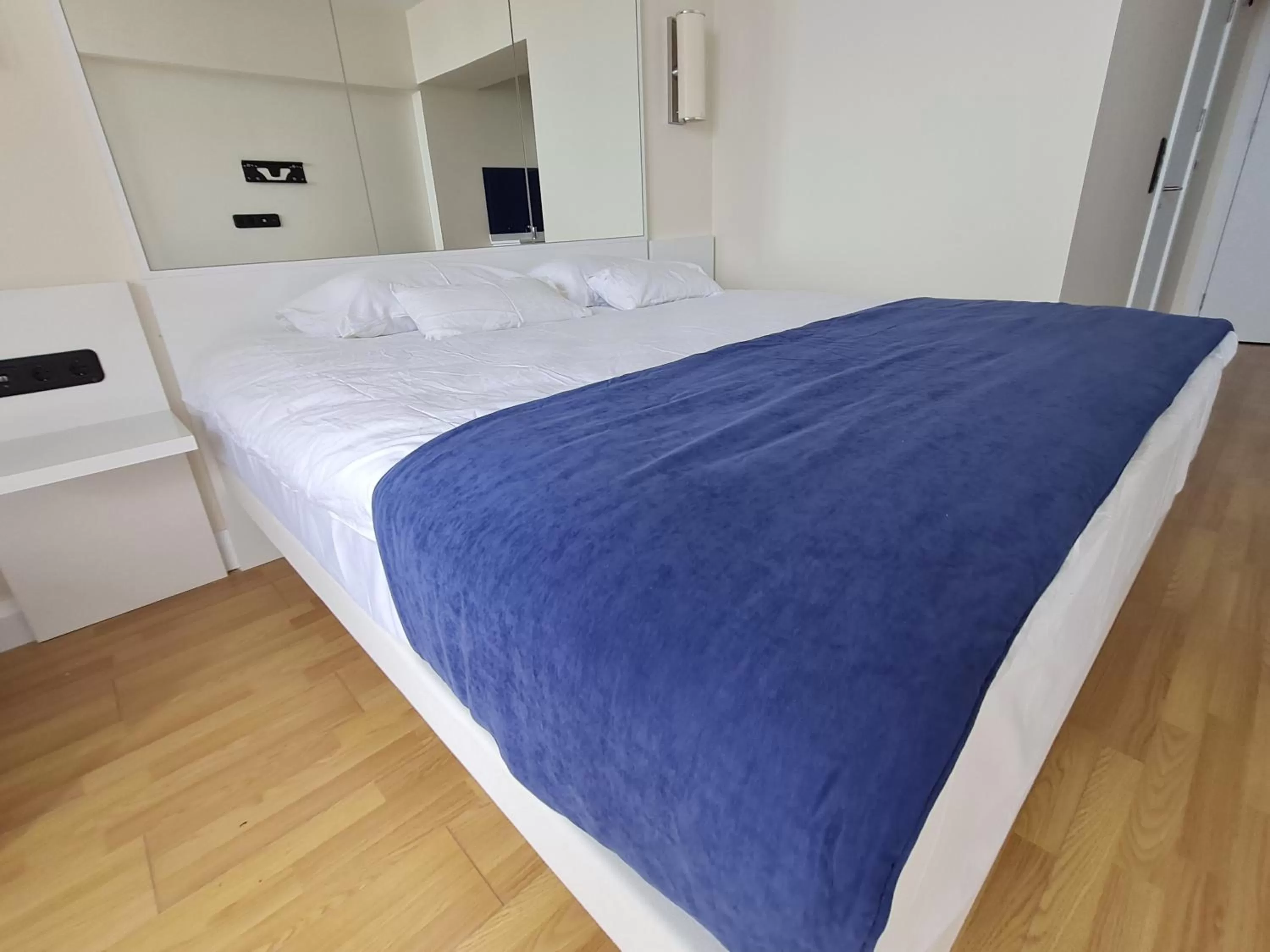 Bed in Hotel Orbi City Sea Horizon