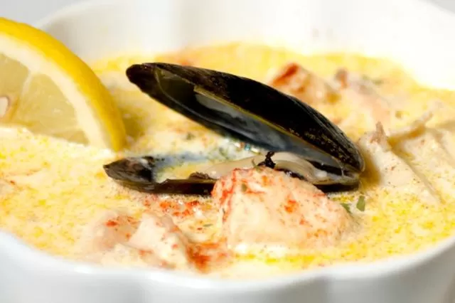 Food close-up in Telegraph House Motel