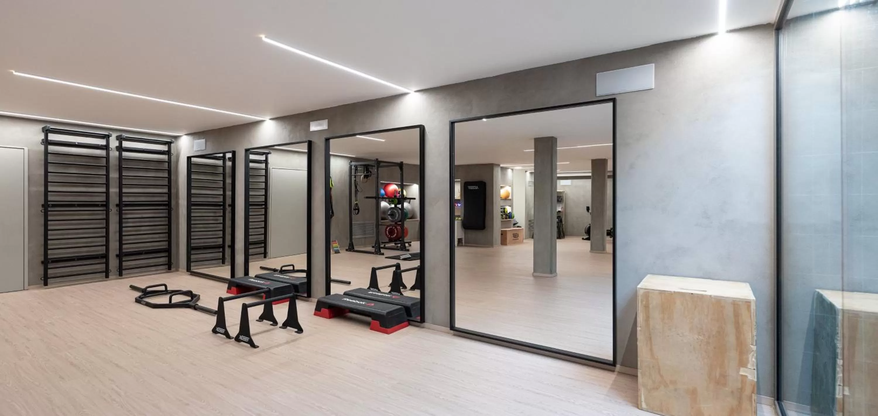 Fitness centre/facilities in Le Rose Spa Hotel