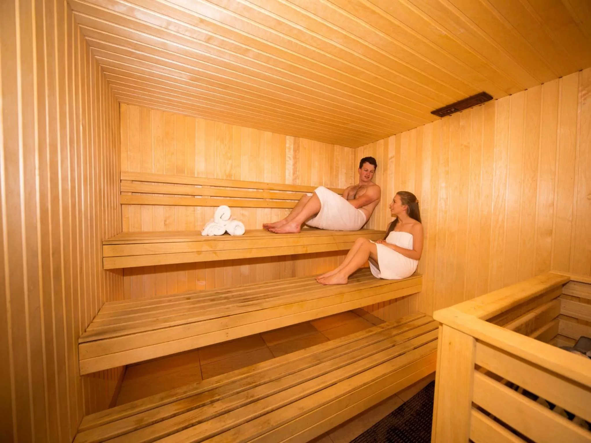 Sauna in Riverside Park Hotel