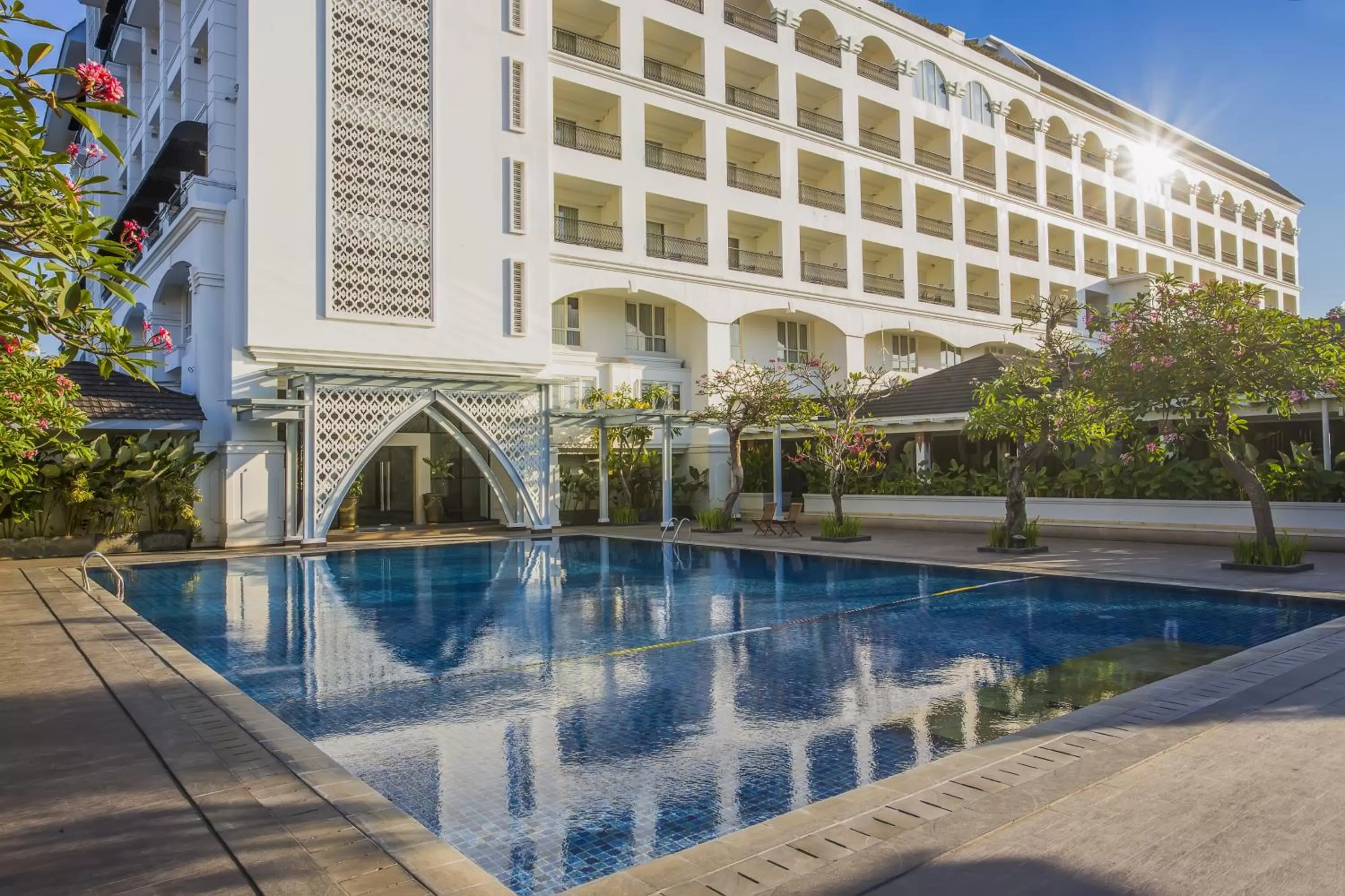 Swimming pool in Grand Rohan Jogja