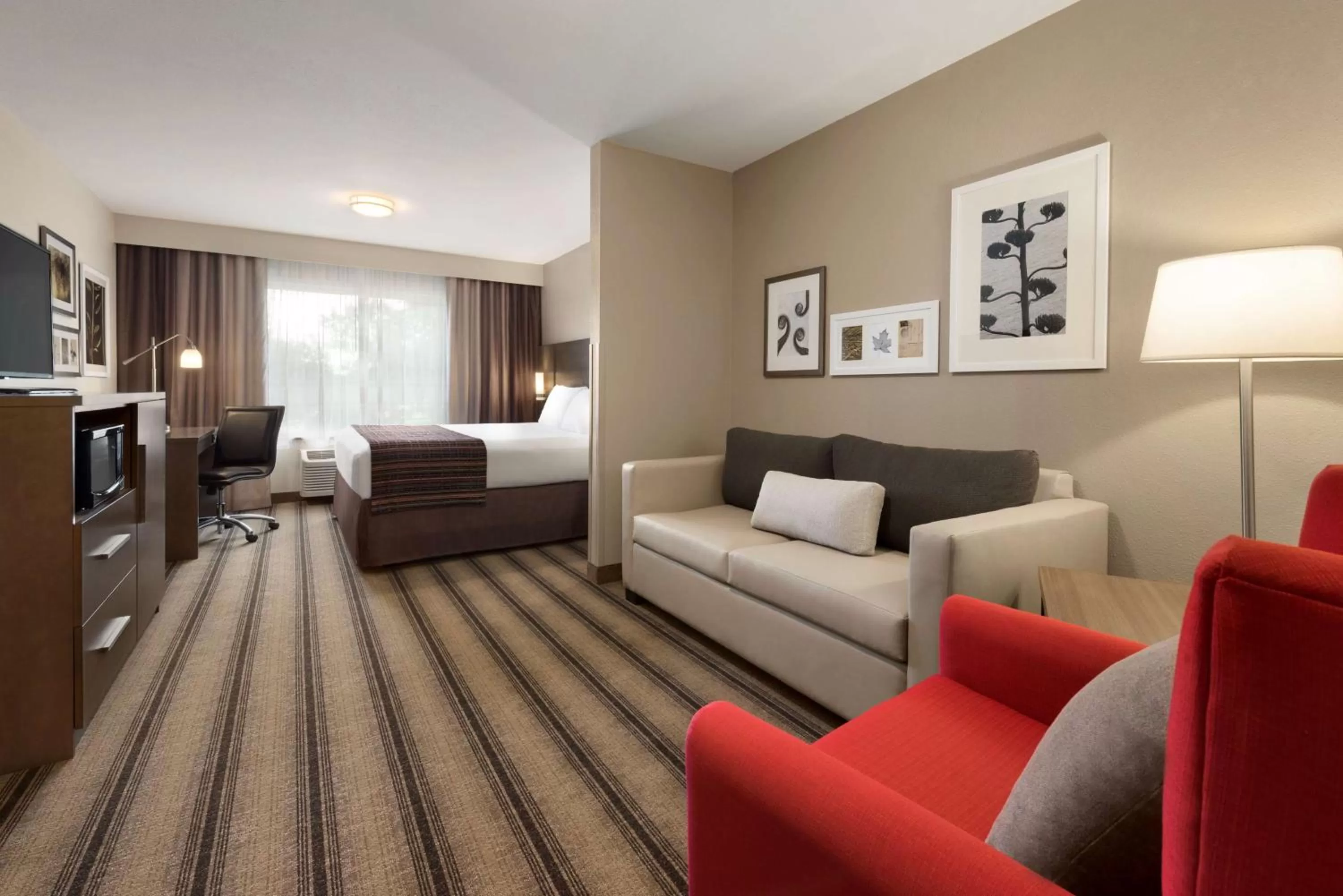One-Bedroom King Suite with Sofa Bed - Non-Smoking in Country Inn & Suites by Radisson, St. Cloud West, MN