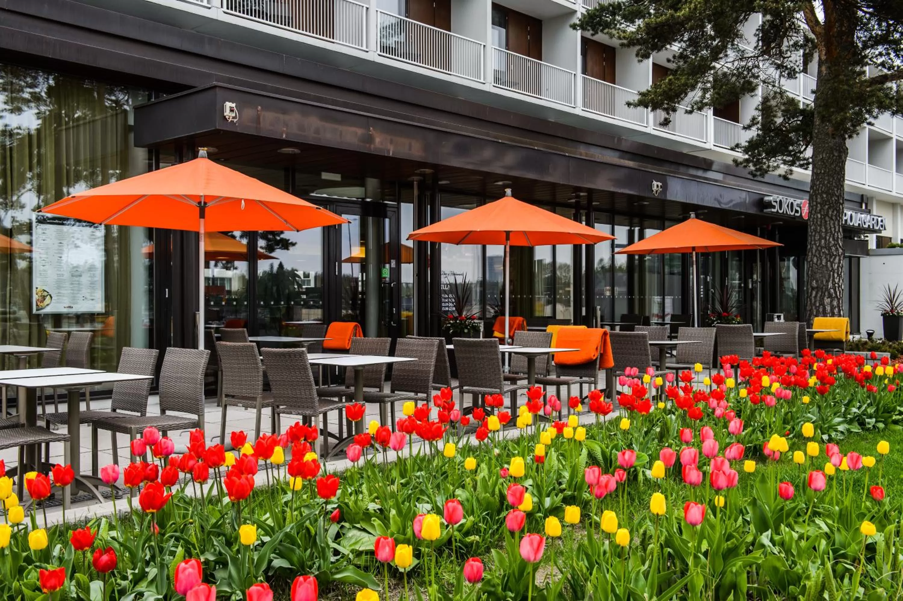 Balcony/Terrace in Original Sokos Hotel Tapiola Garden Espoo