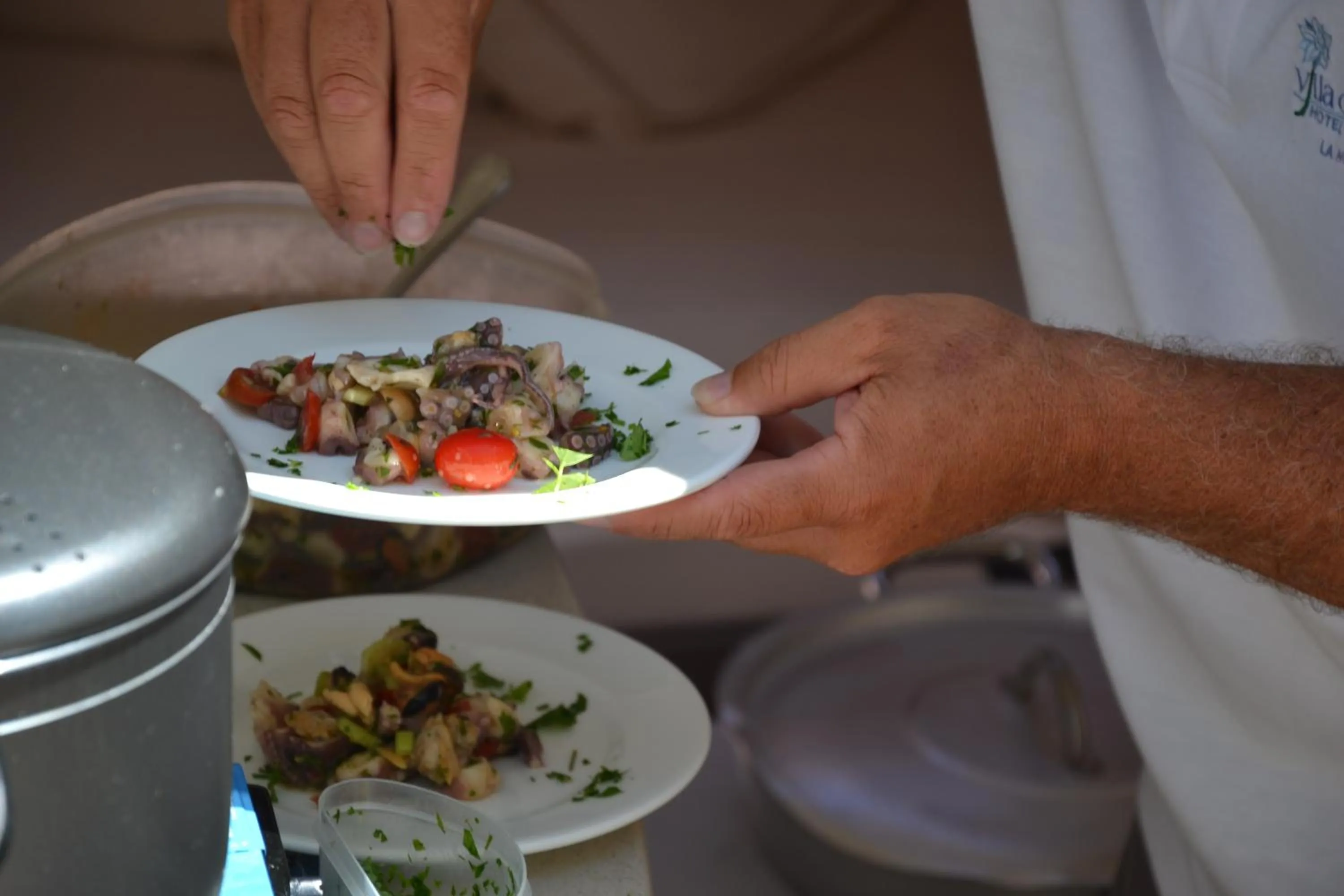 Food and drinks in Hotel Villa Del Parco