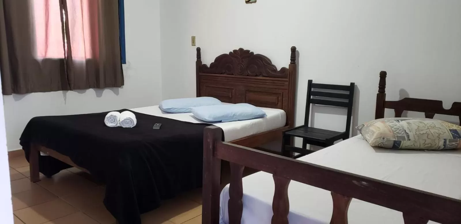 Bed in Hotel Nevada Ubatuba