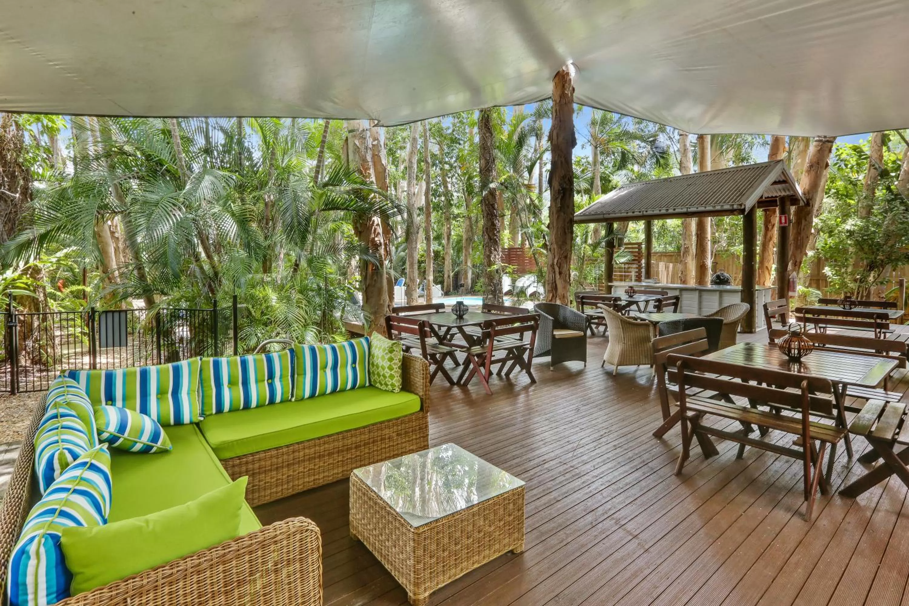 BBQ facilities in The Reef Retreat Palm Cove