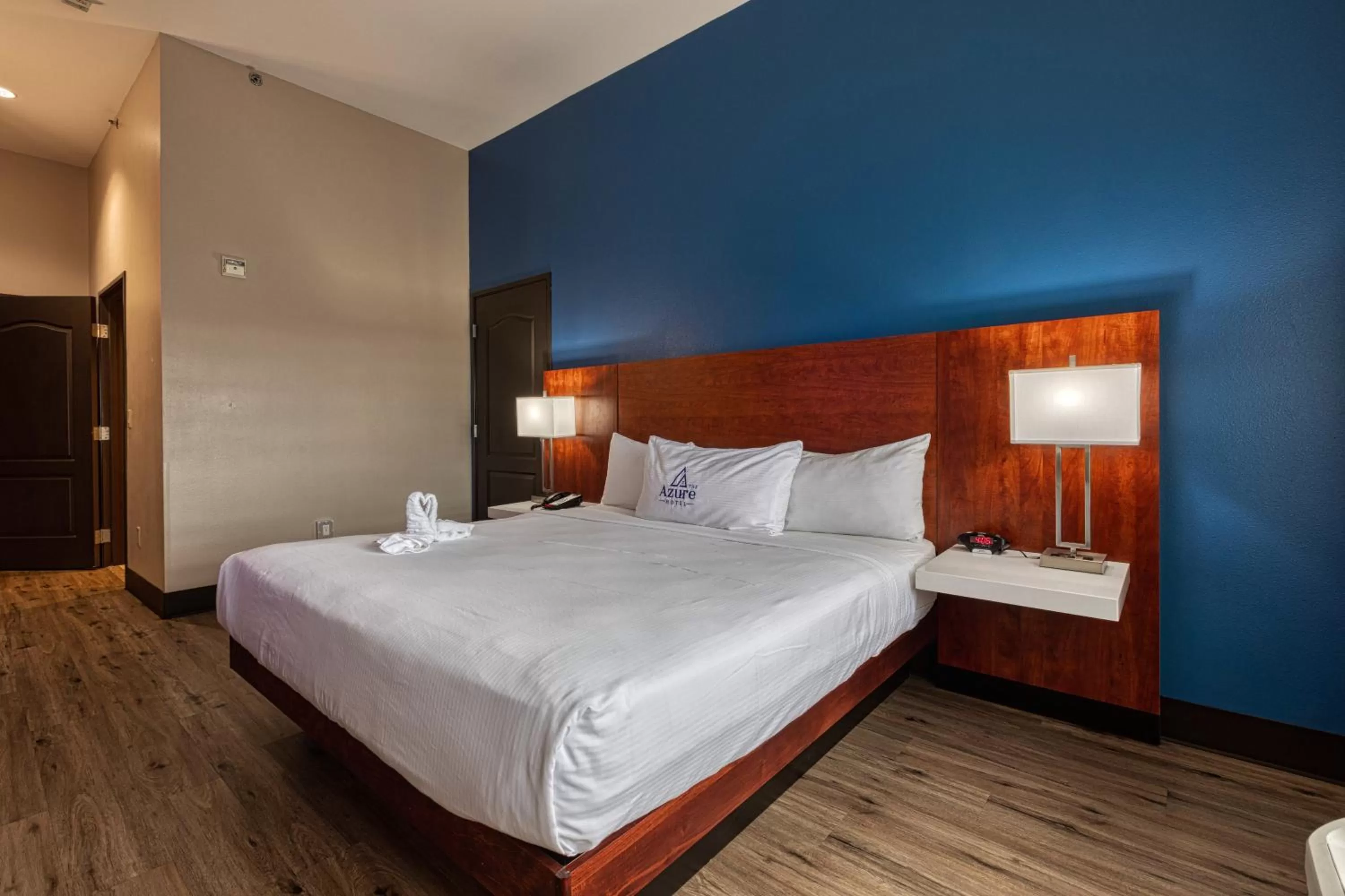 Bed in The Azure Hotel