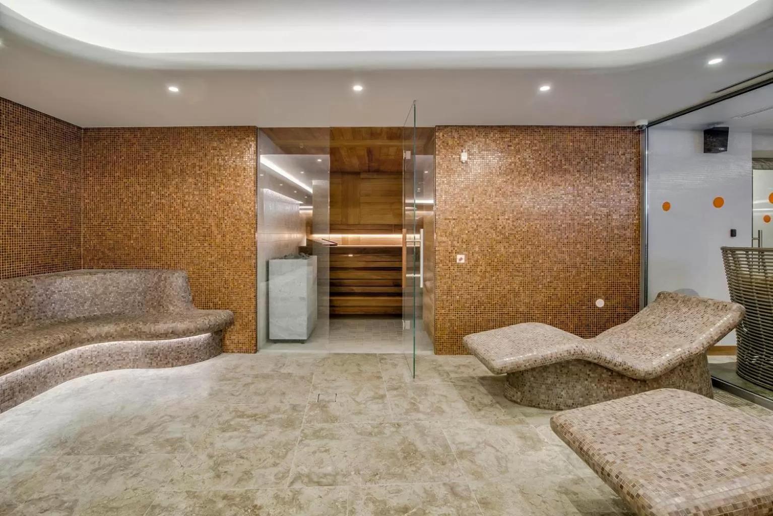 Sauna, Bed in Grand Poet Hotel and SPA by Semarah