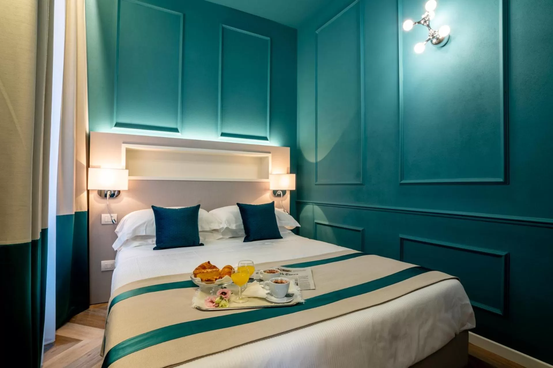 Bedroom, Bed in Hotel Monte Rosa