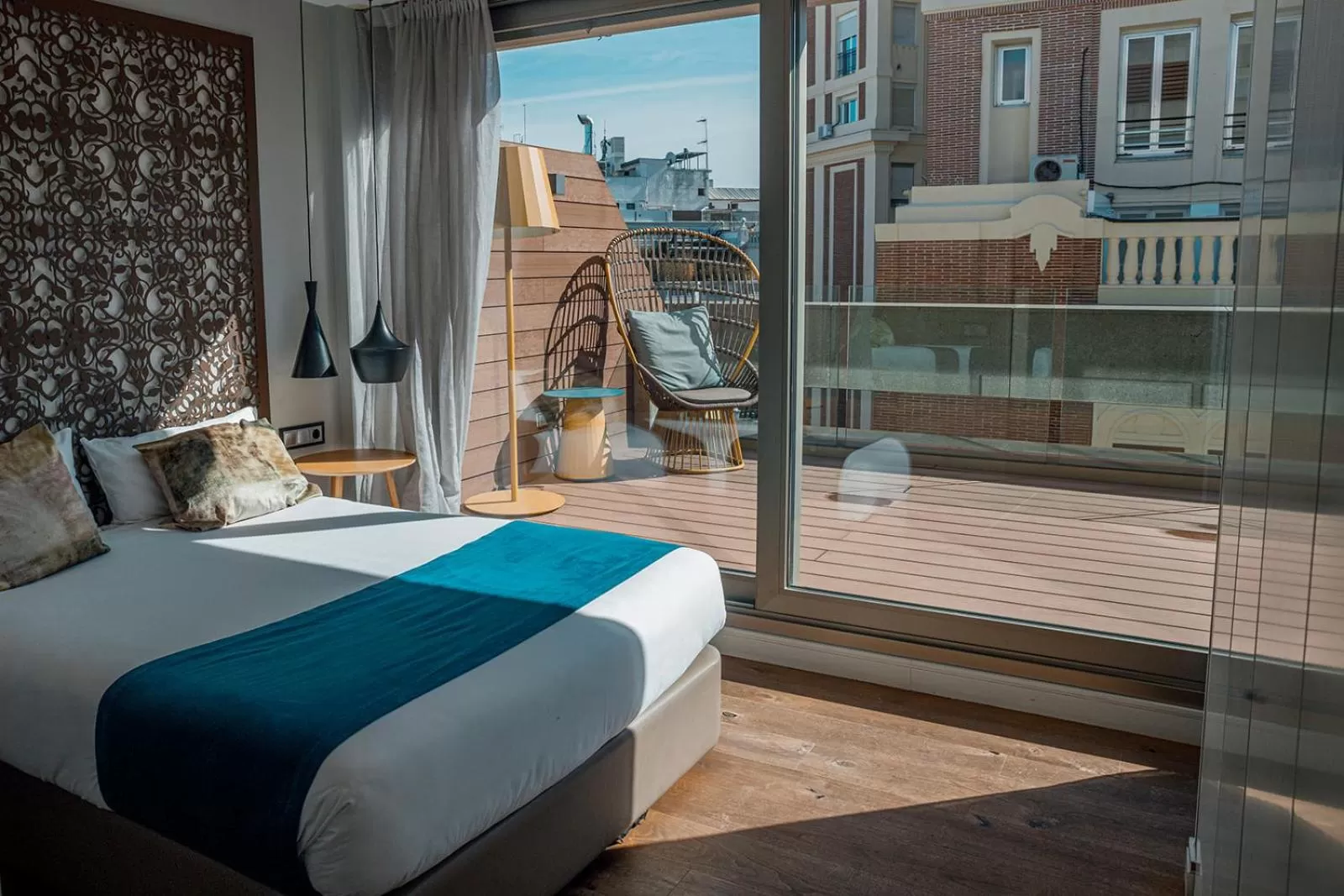 Bedroom, Bed in Gran View Apartments