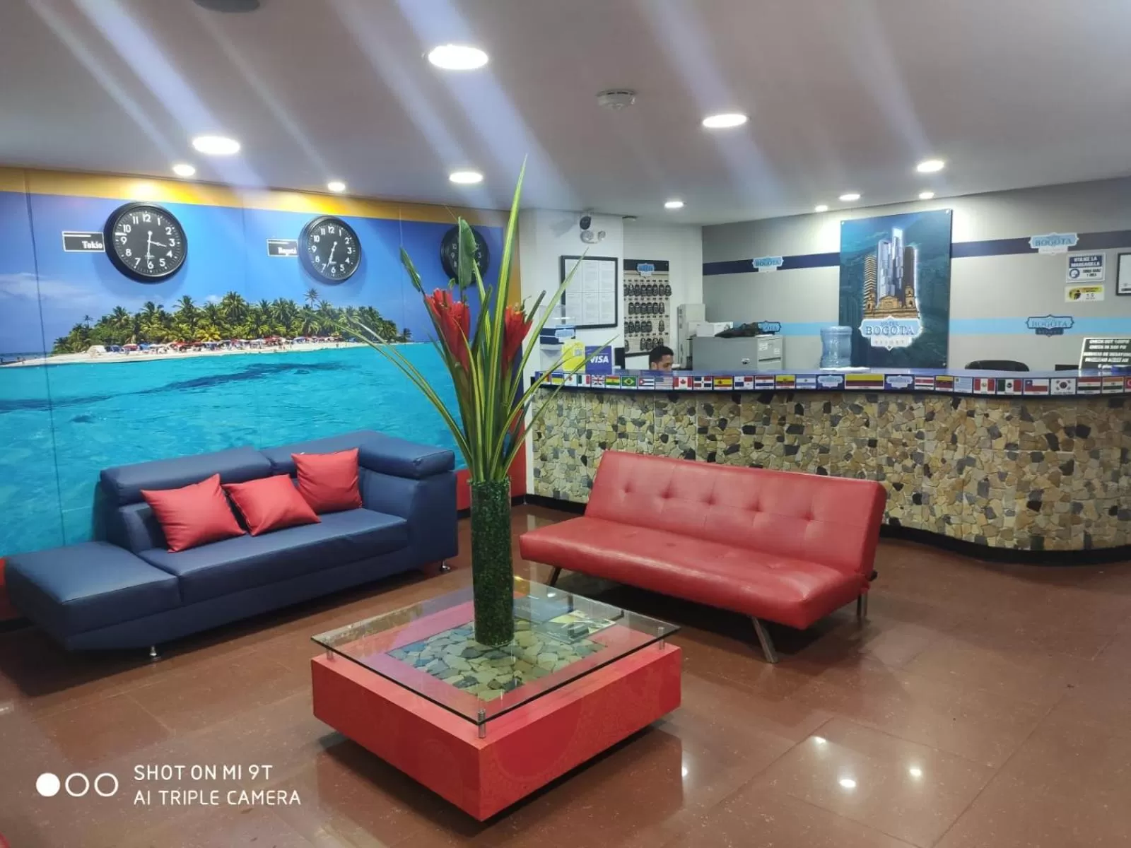 Living room in Hotel Bogota Resort