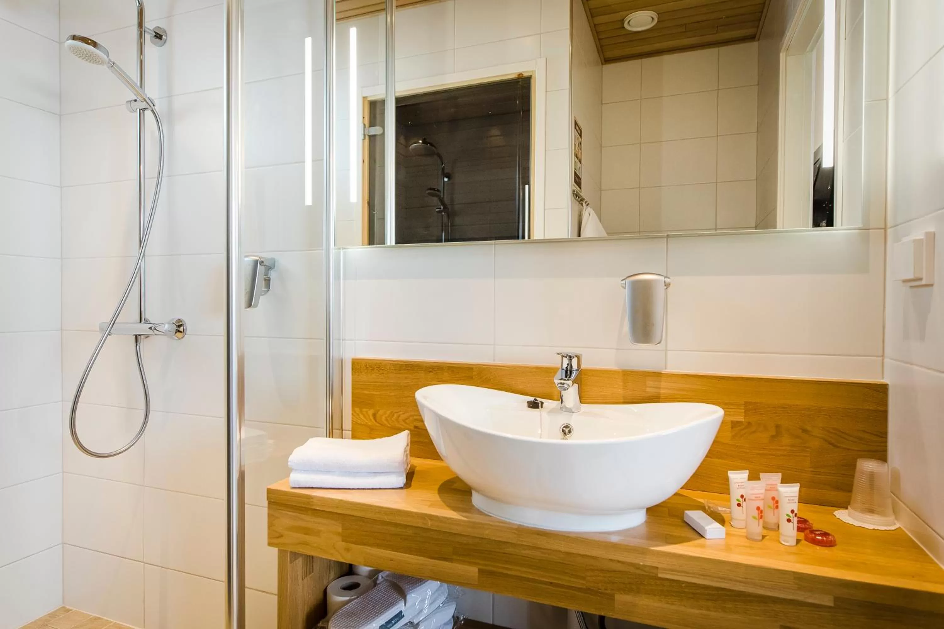 Shower in Santa Claus Holiday Village