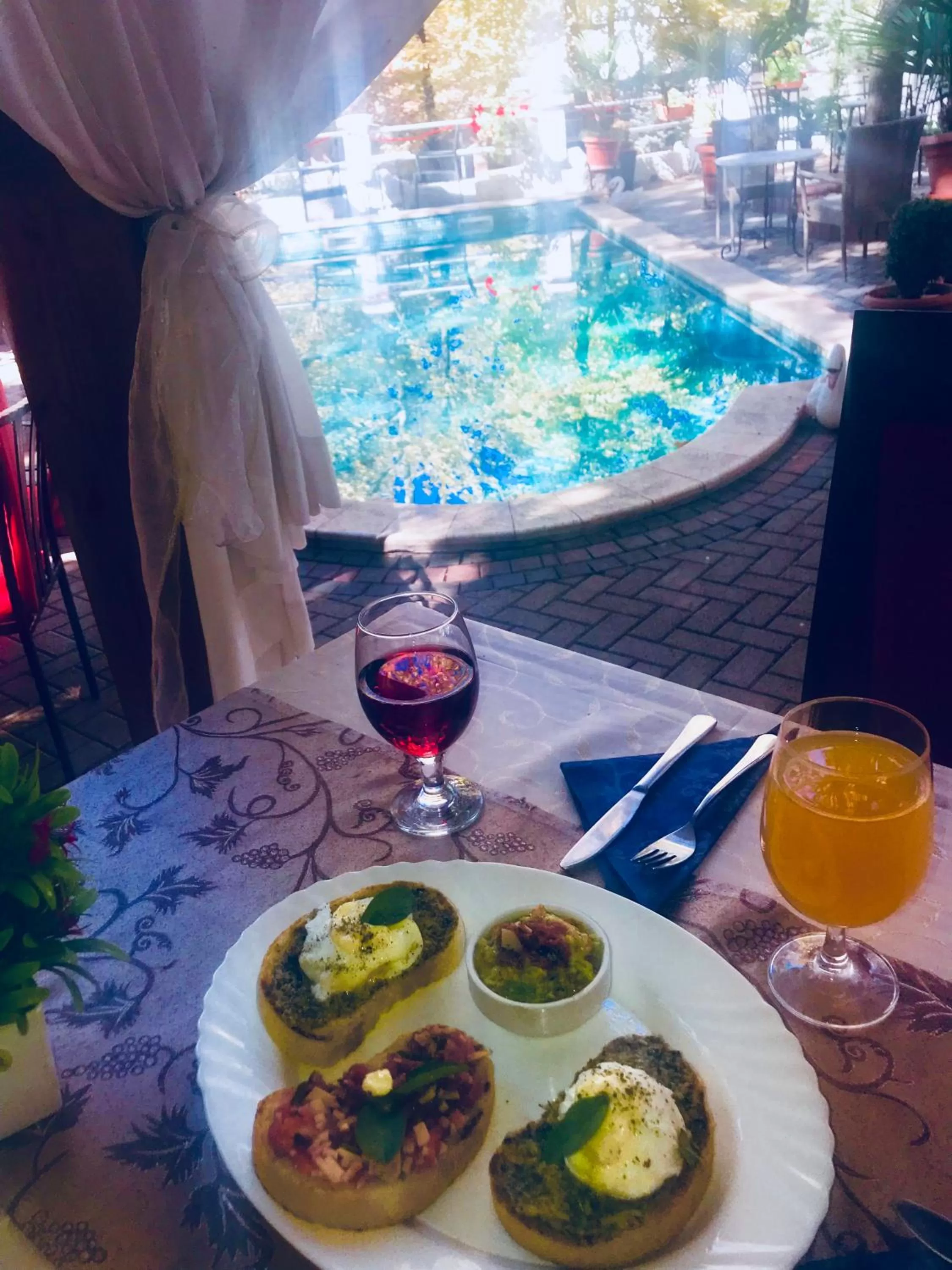 Restaurant/places to eat in Villa Bella Boutique Hotel