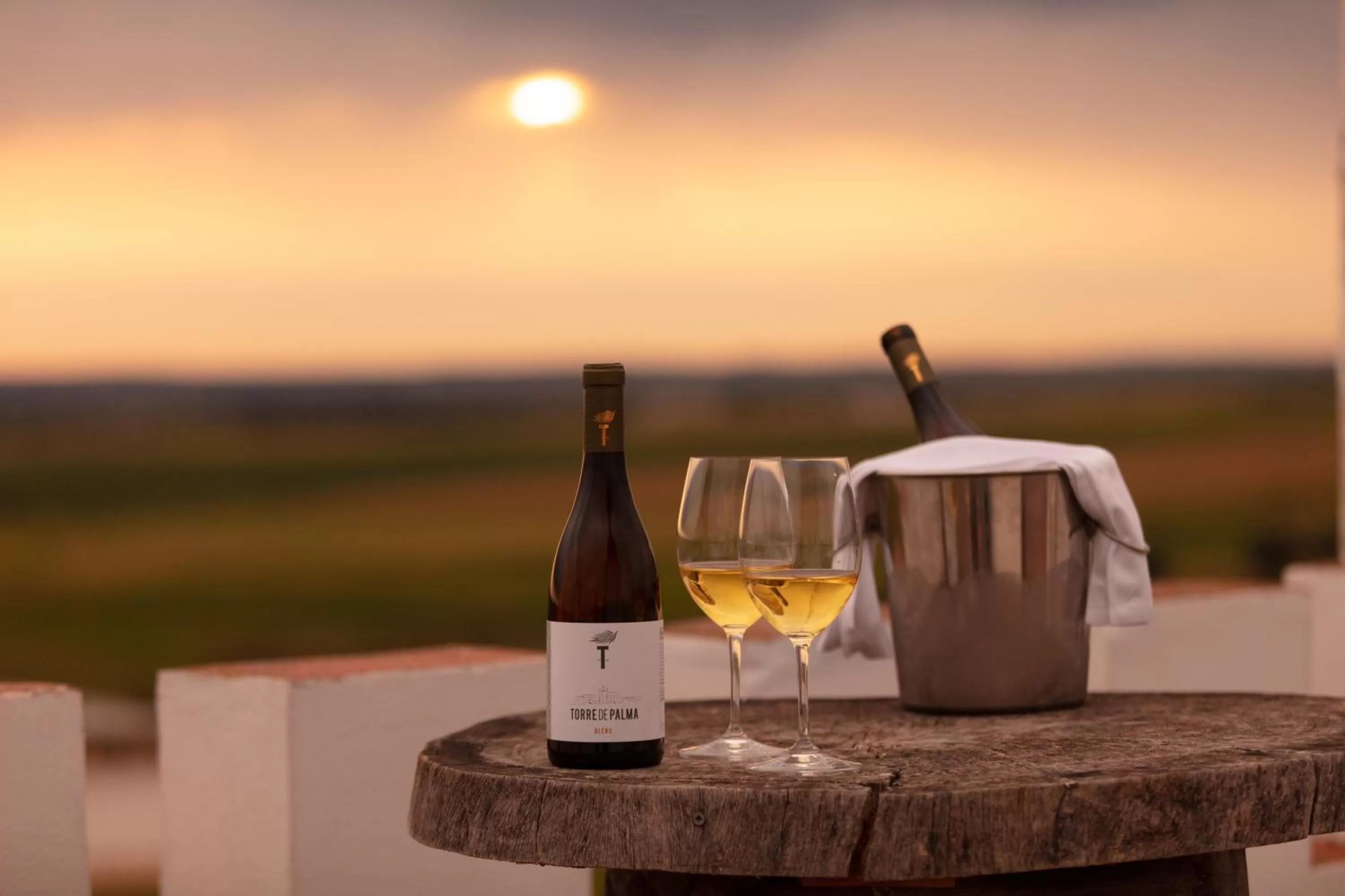 Sunset in Torre de Palma Wine Hotel, Monforte, a Member of Design Hotels