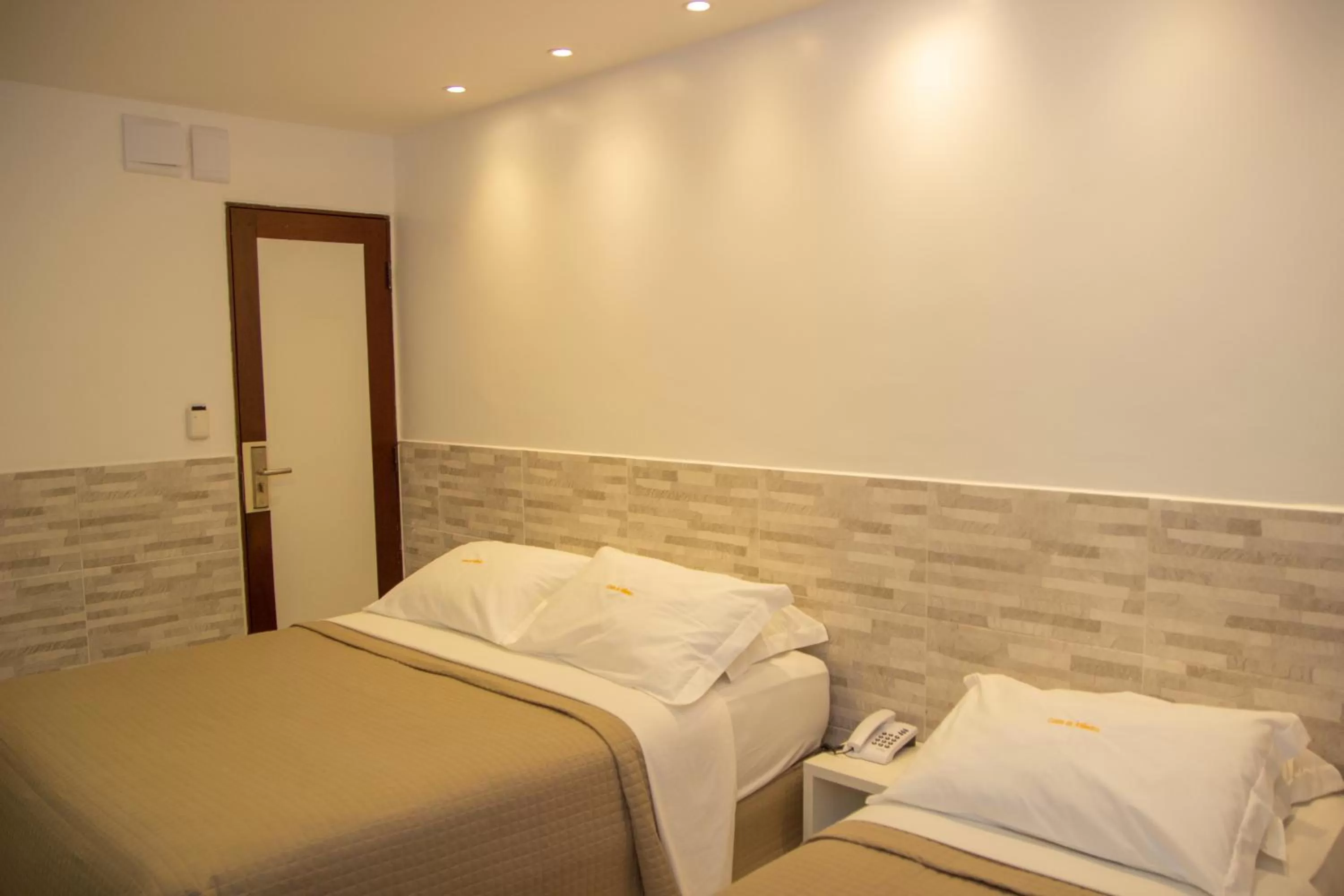 Bed in Hotel Pousada Costa do Atlântico