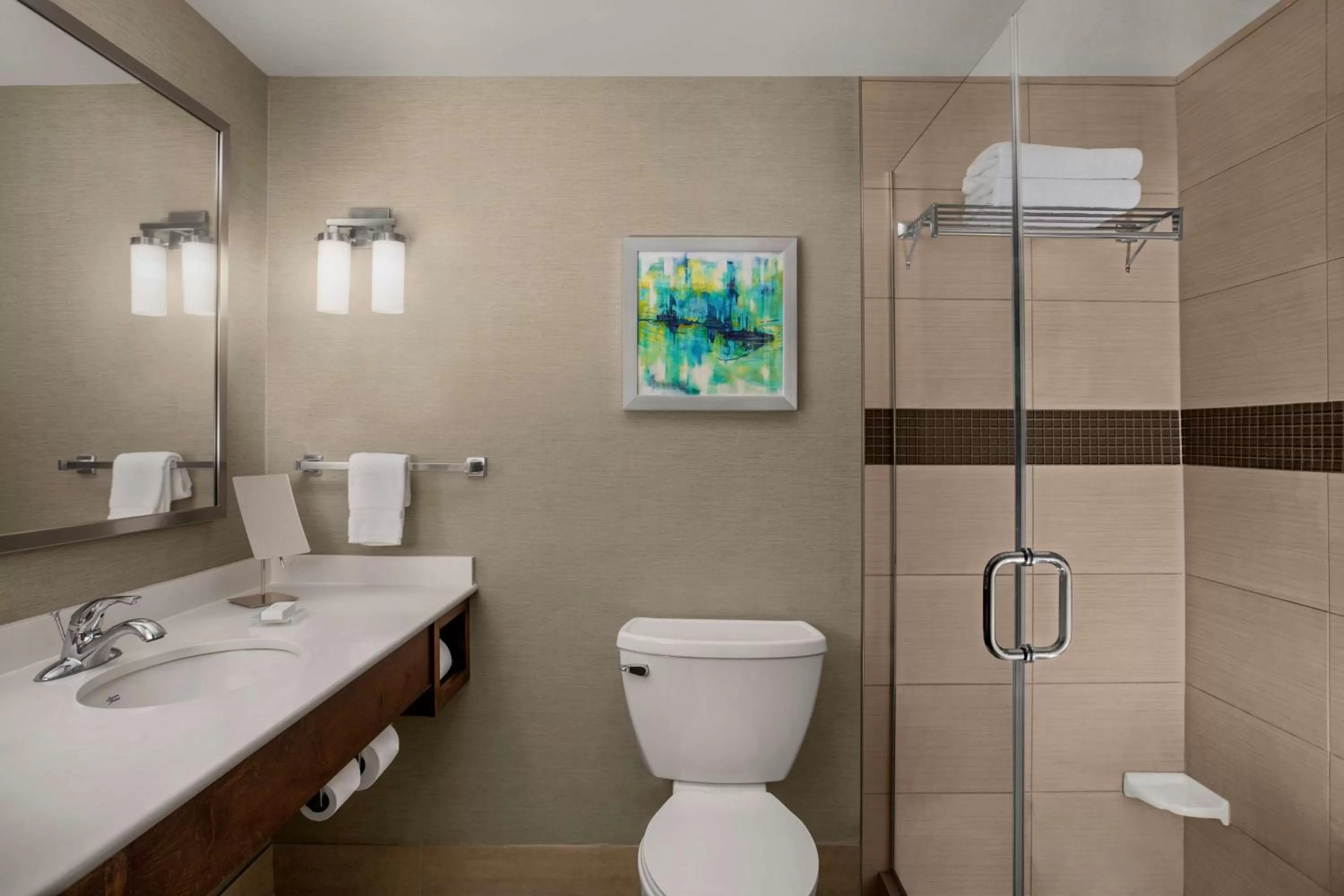 Bathroom in Hilton Garden Inn Lubbock