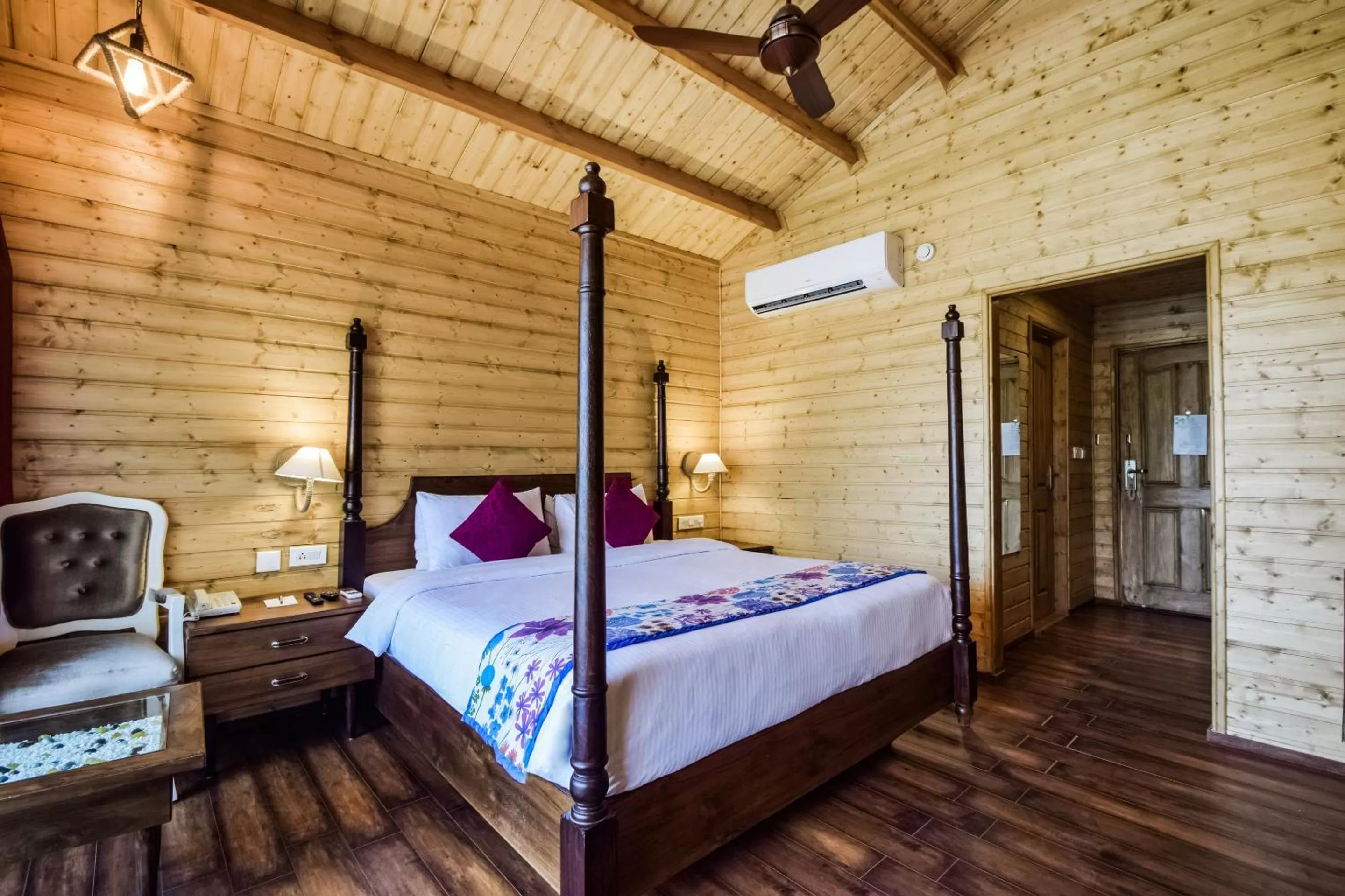 Bedroom, Bed in Bamboo Saa Resort & Spa - Udaipur