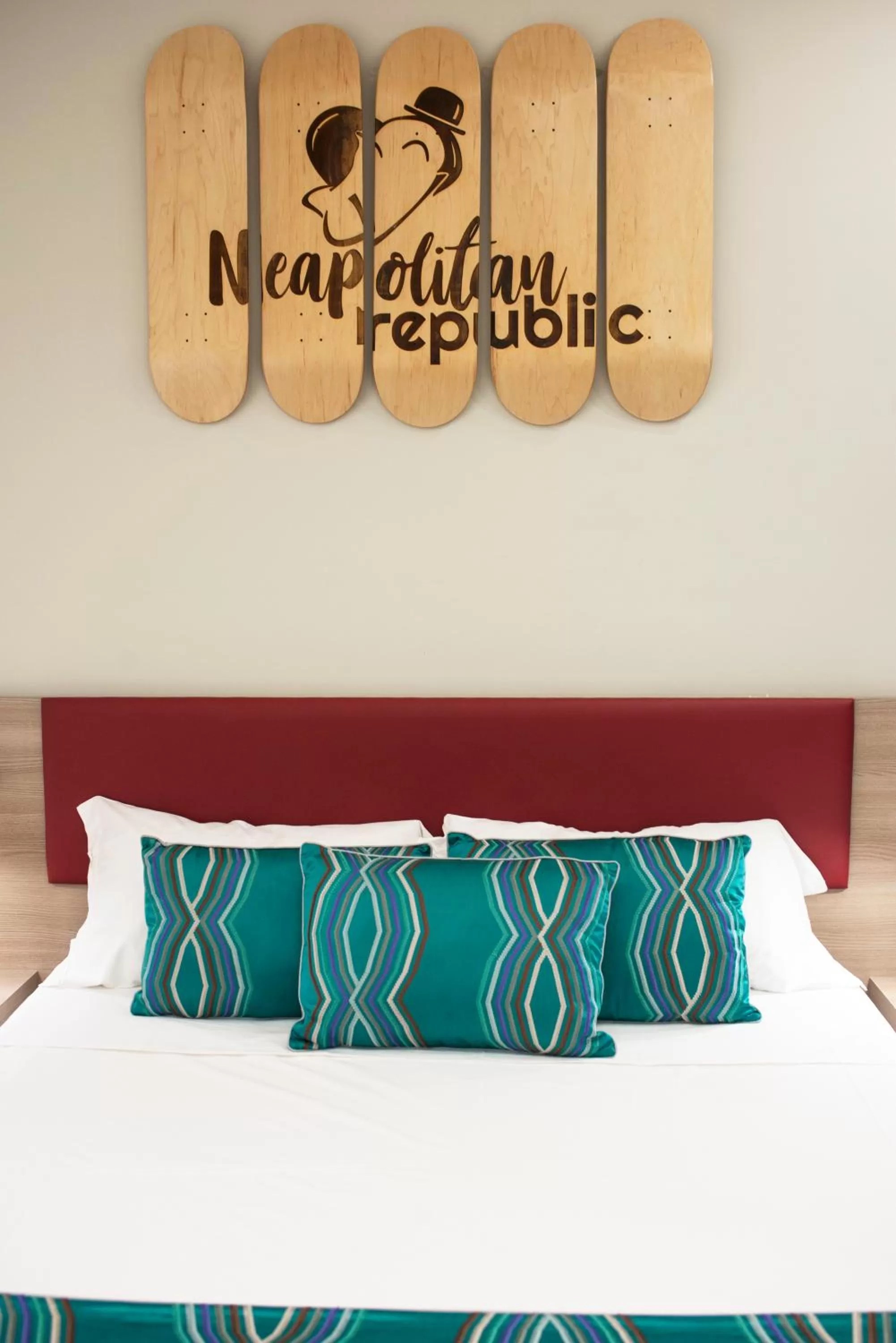 Bed in Regina Margherita Suite