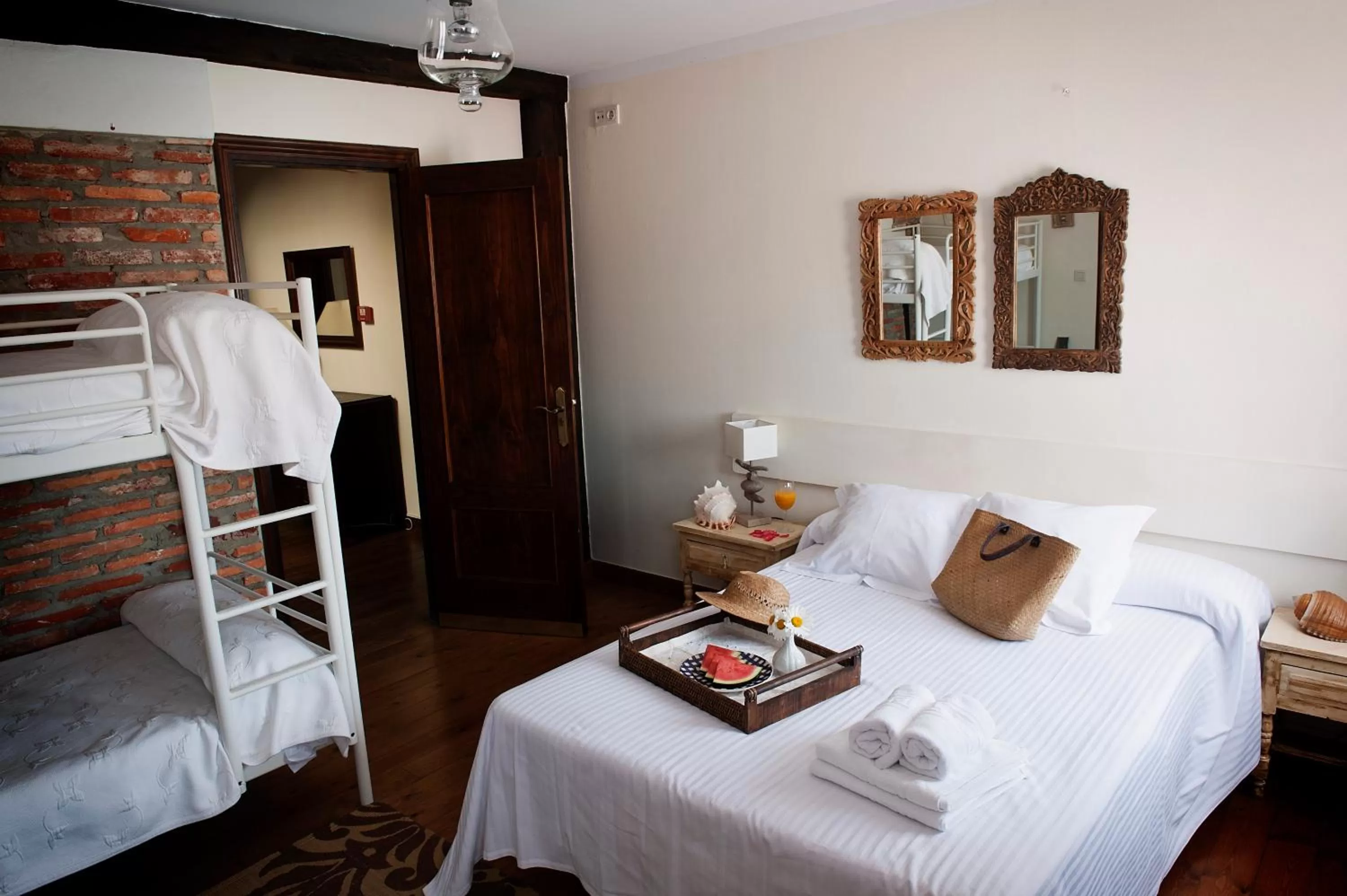 Bed in Posada Santa Ana