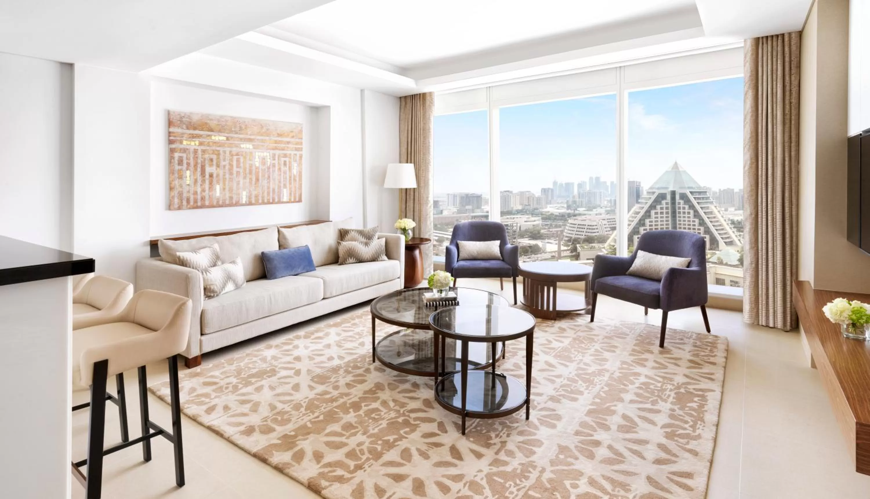 Living room in Sofitel Dubai The Obelisk
