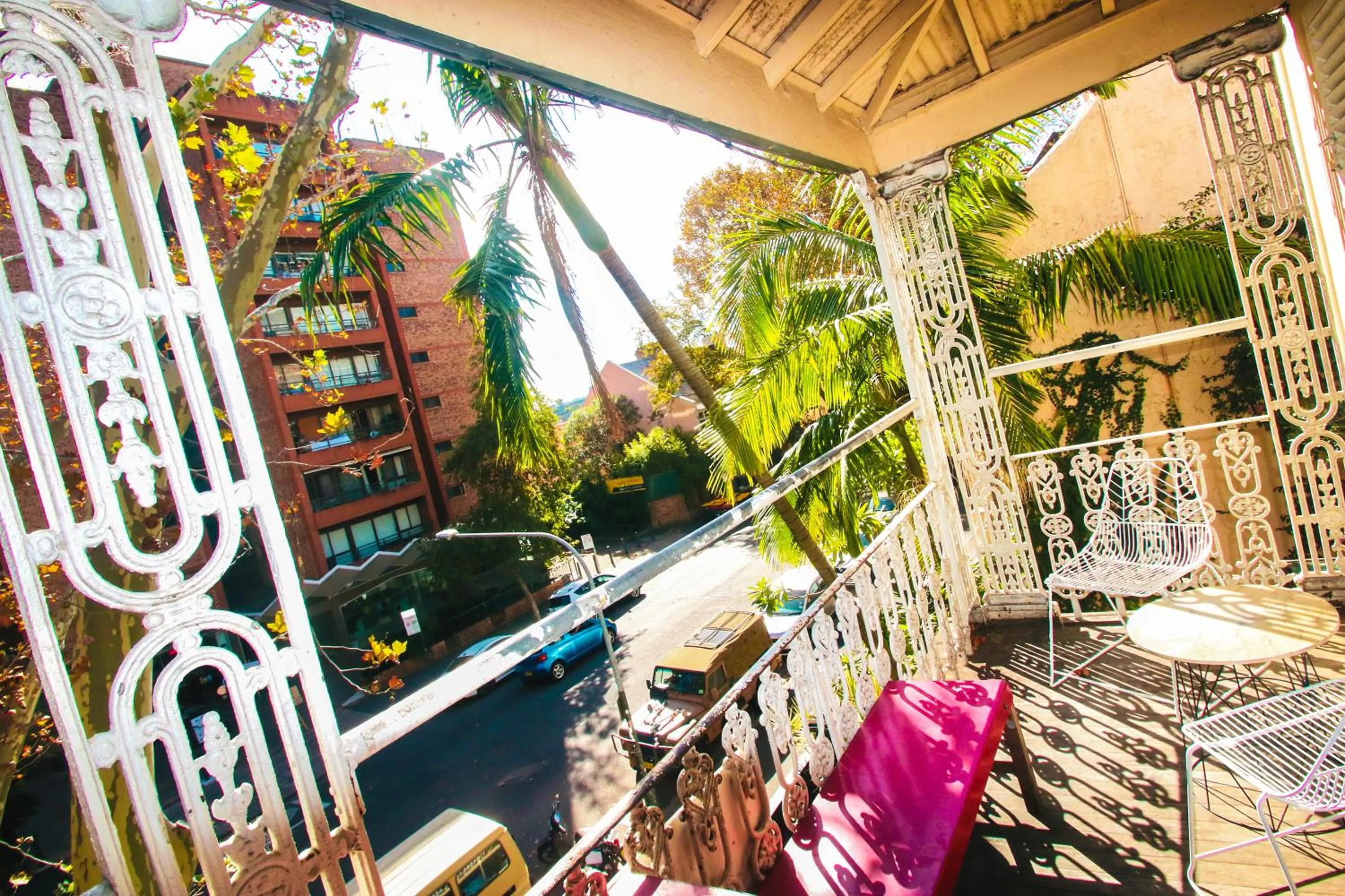 Bird's eye view in Original Backpackers