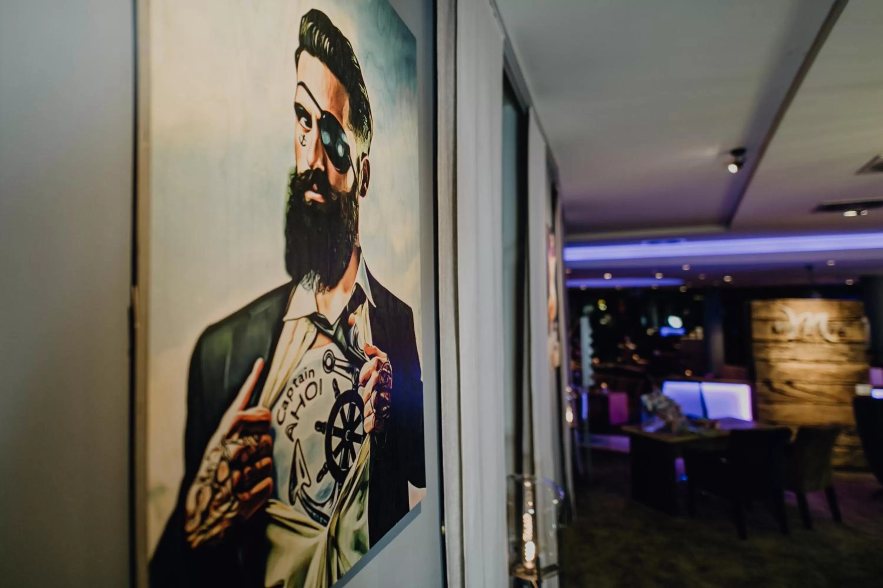 Decorative detail in Mercure Hotel Hamburg City