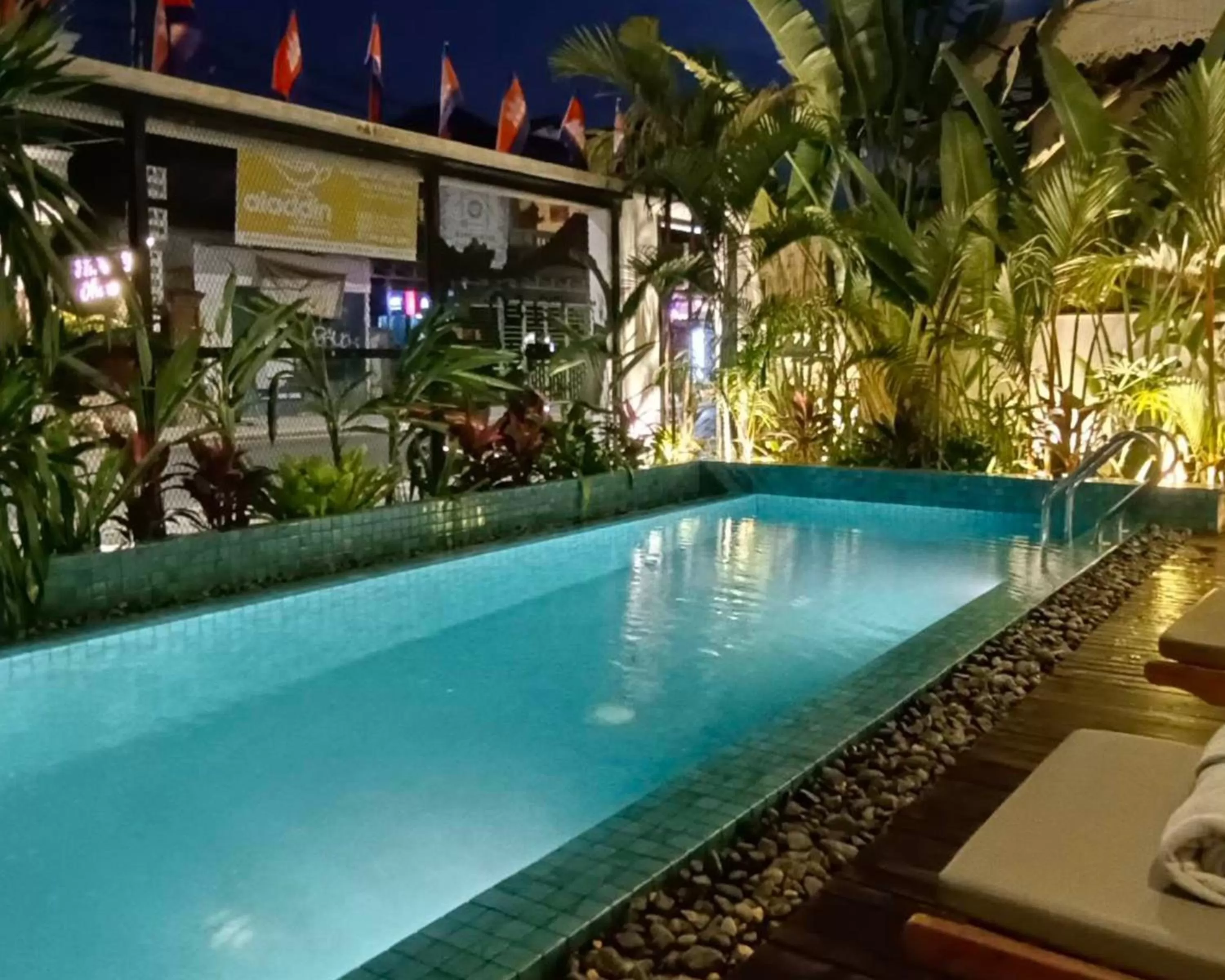 Swimming pool in Baahu Villa