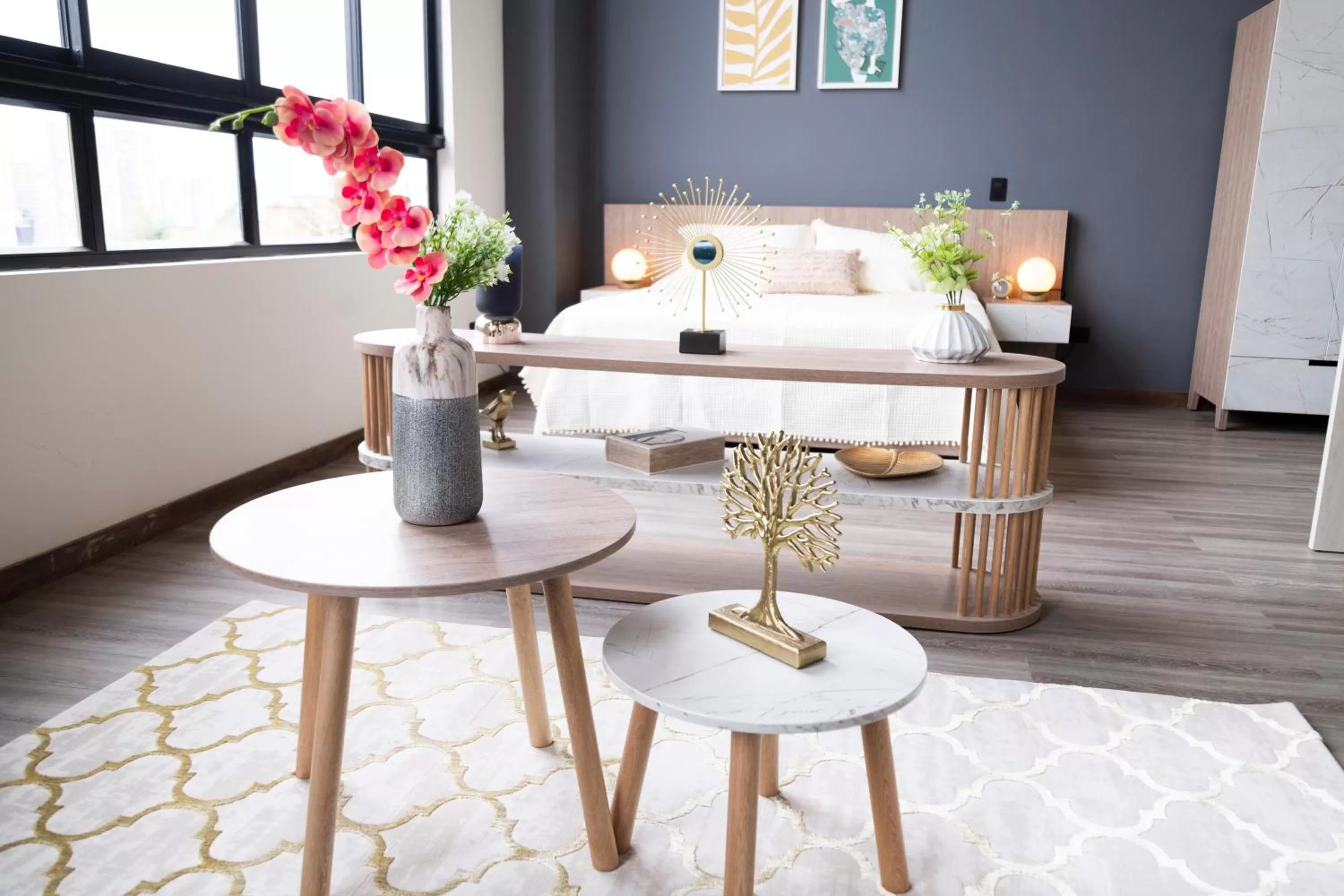 Decorative detail, Bed in Royal Living Poblado