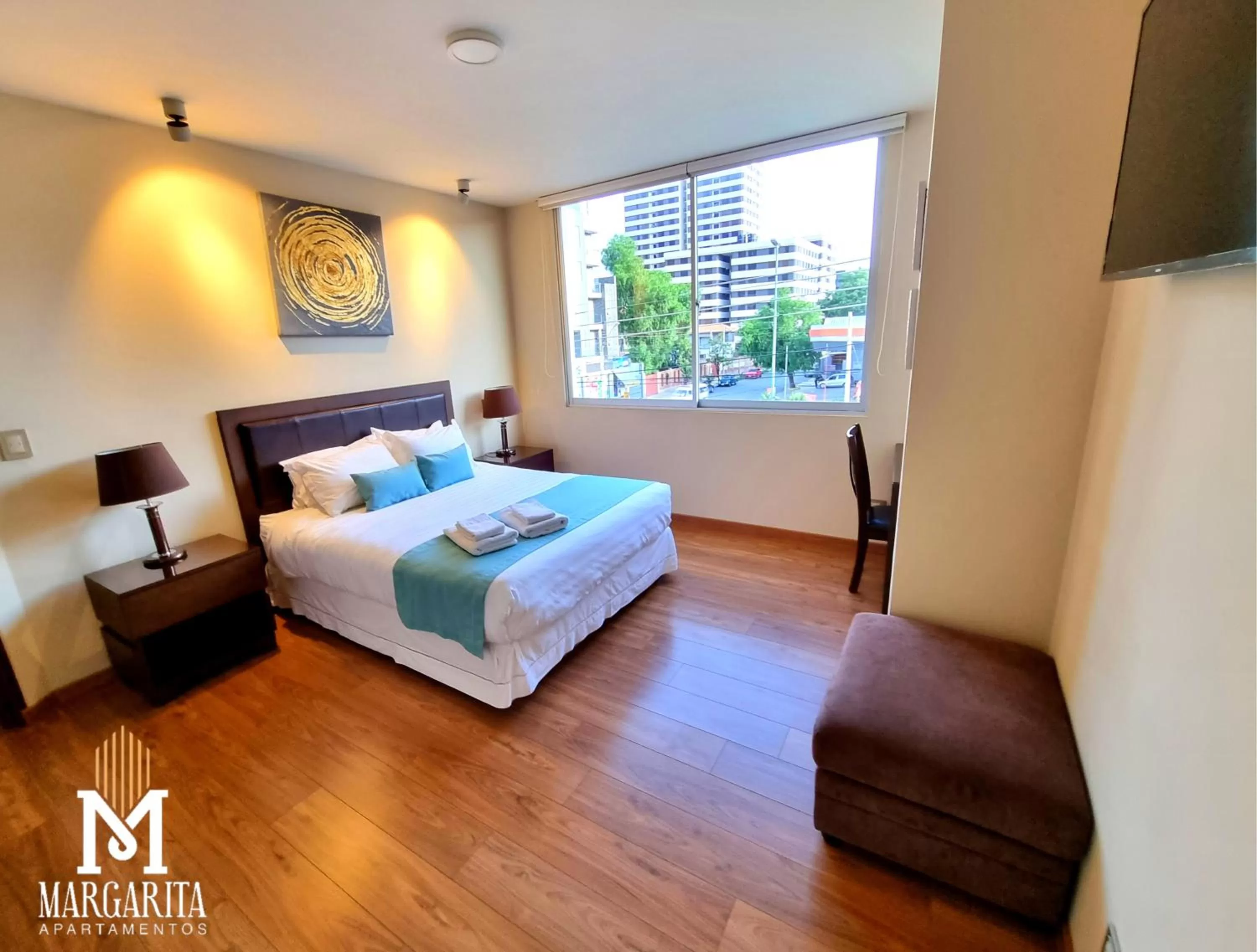 Bed in Margarita Apartamentos