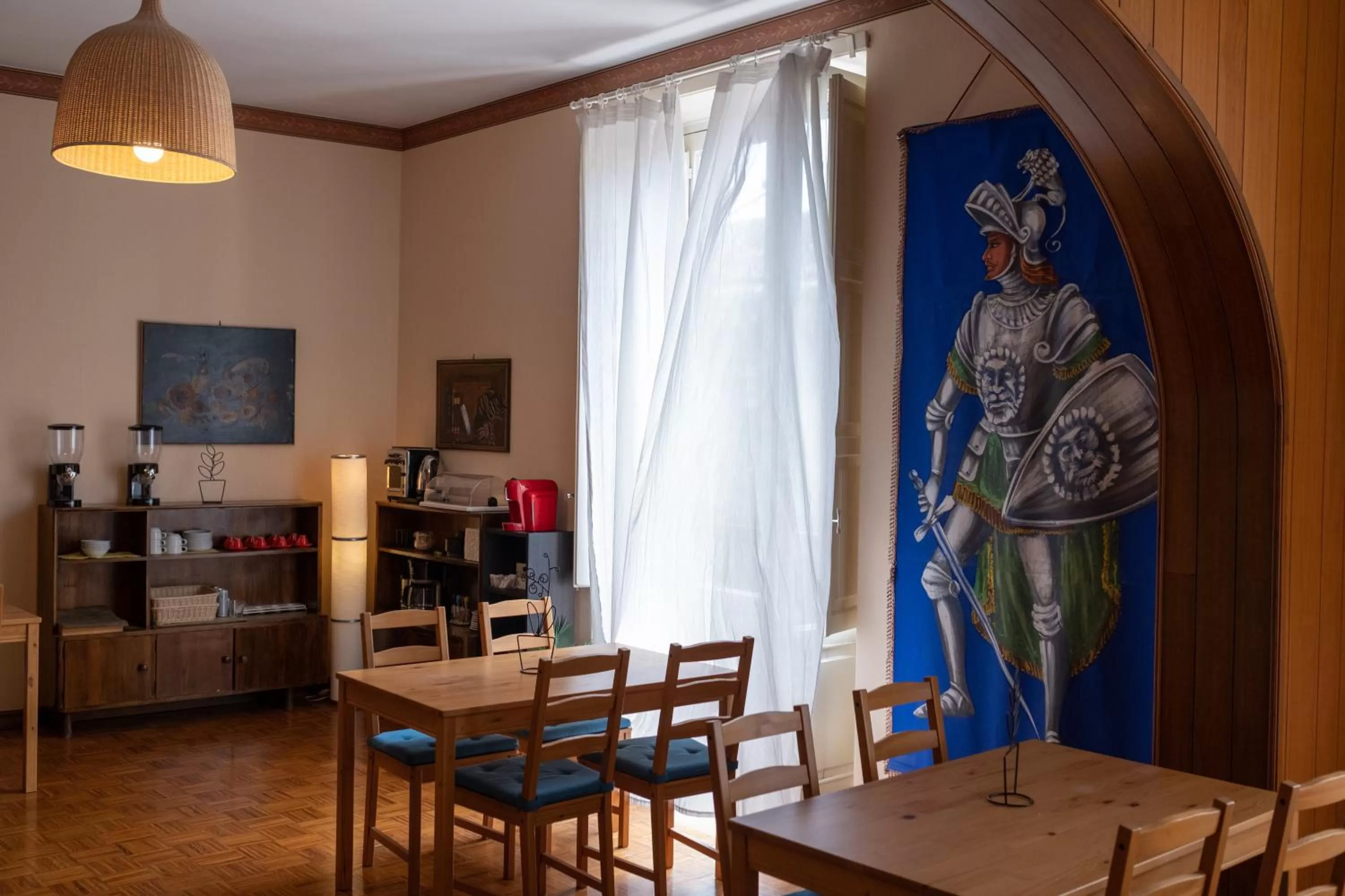 Communal lounge/ TV room, Dining Area in Liodoro Catania B&B