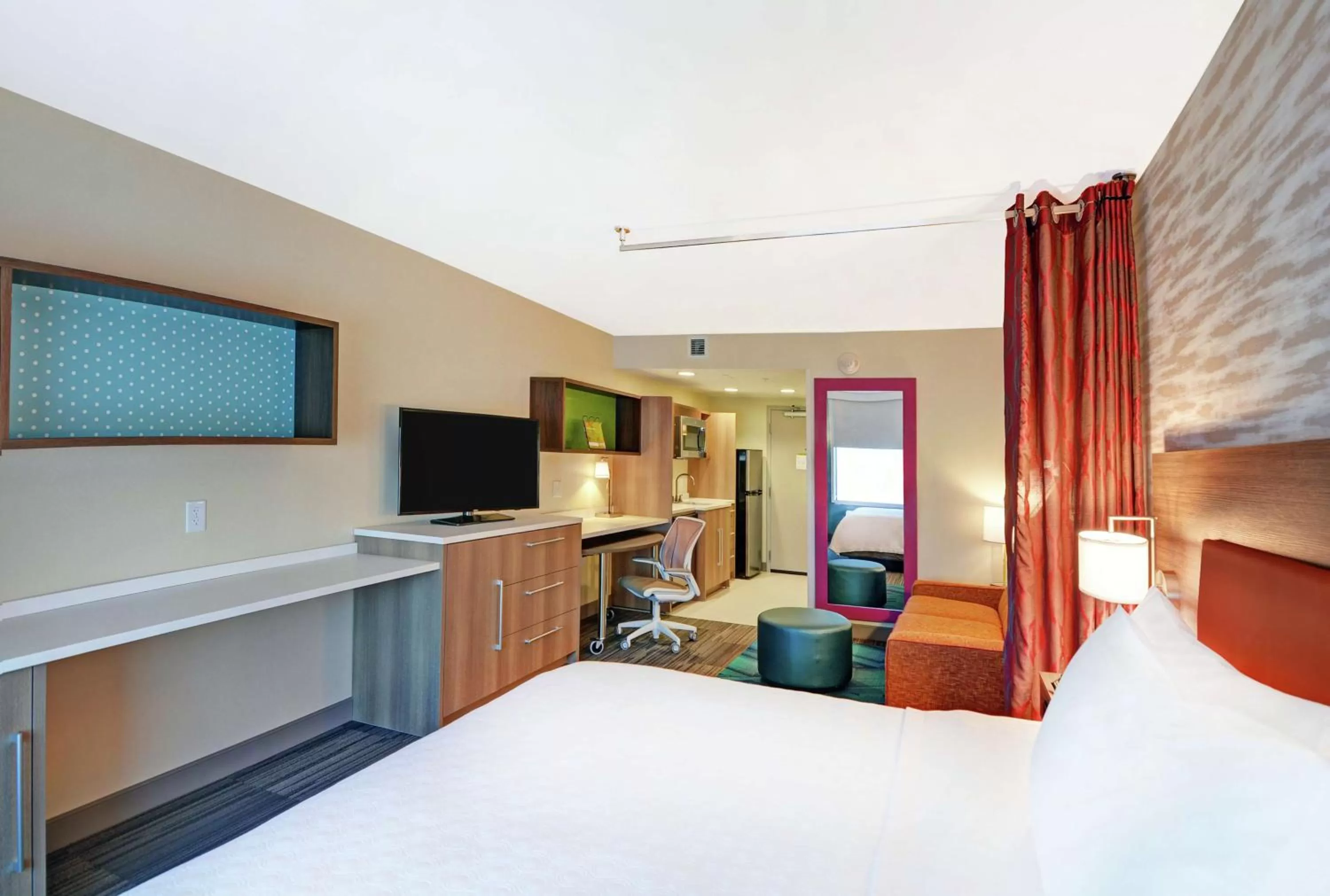 Bedroom, Bed in Home2 Suites By Hilton Clarksville Louisville North