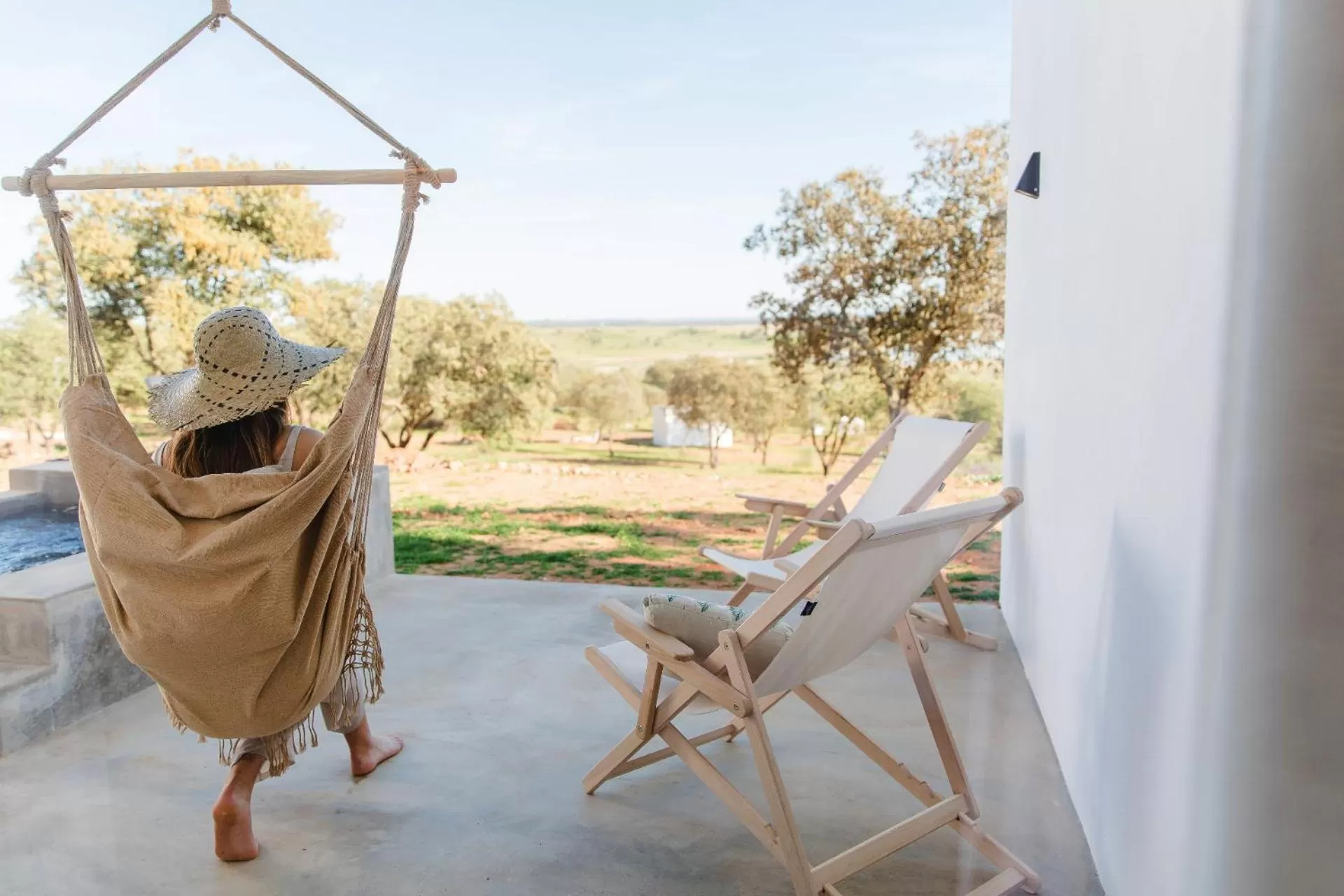 Patio in Montimerso Skyscape Countryhouse