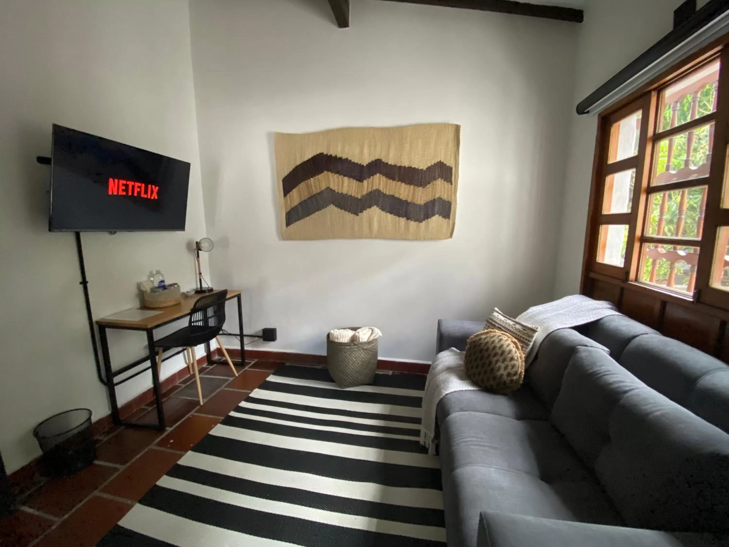 Seating area in Casa Medallo