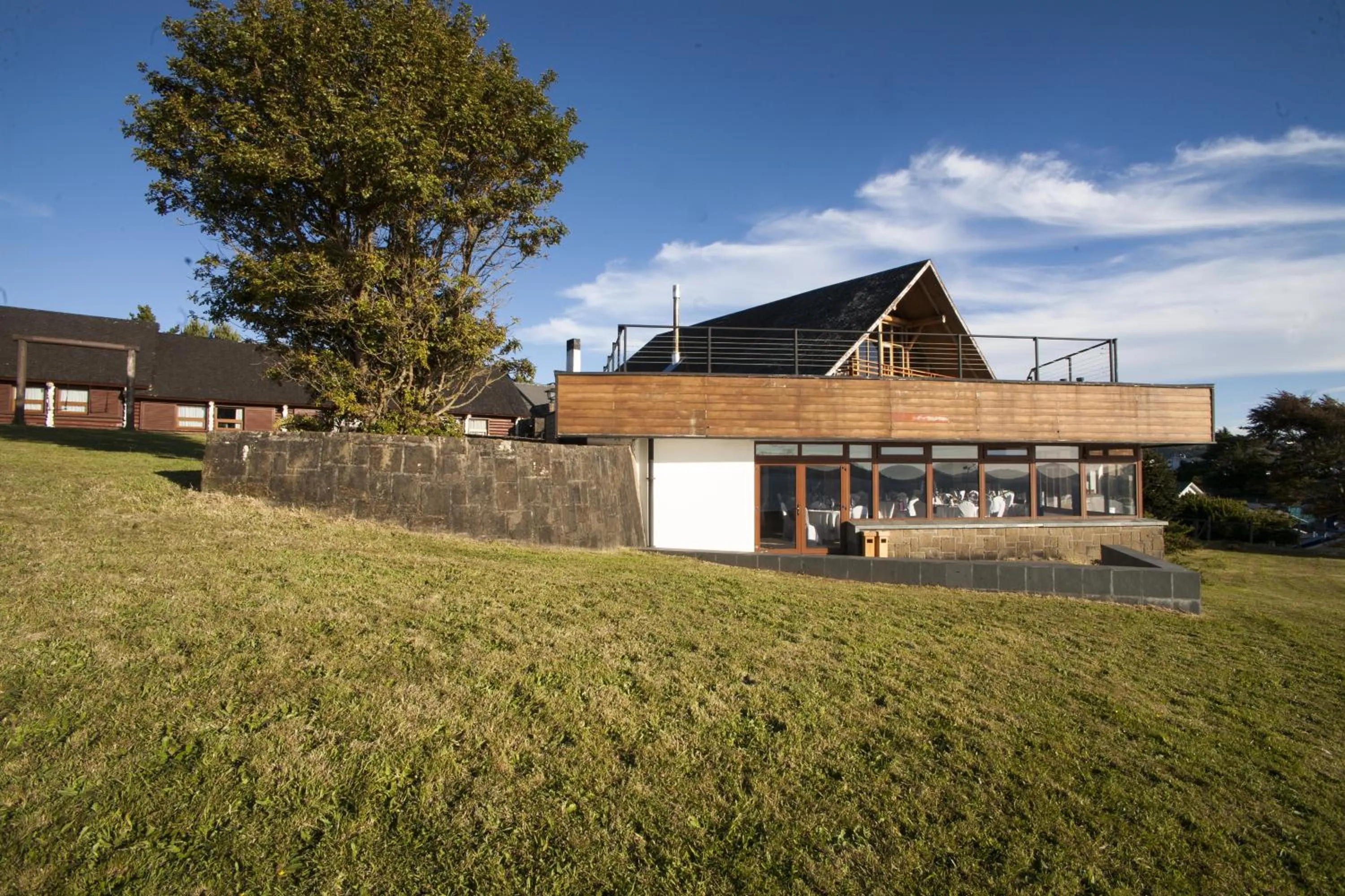 Balcony/Terrace in Panamericana Hotel Ancud
