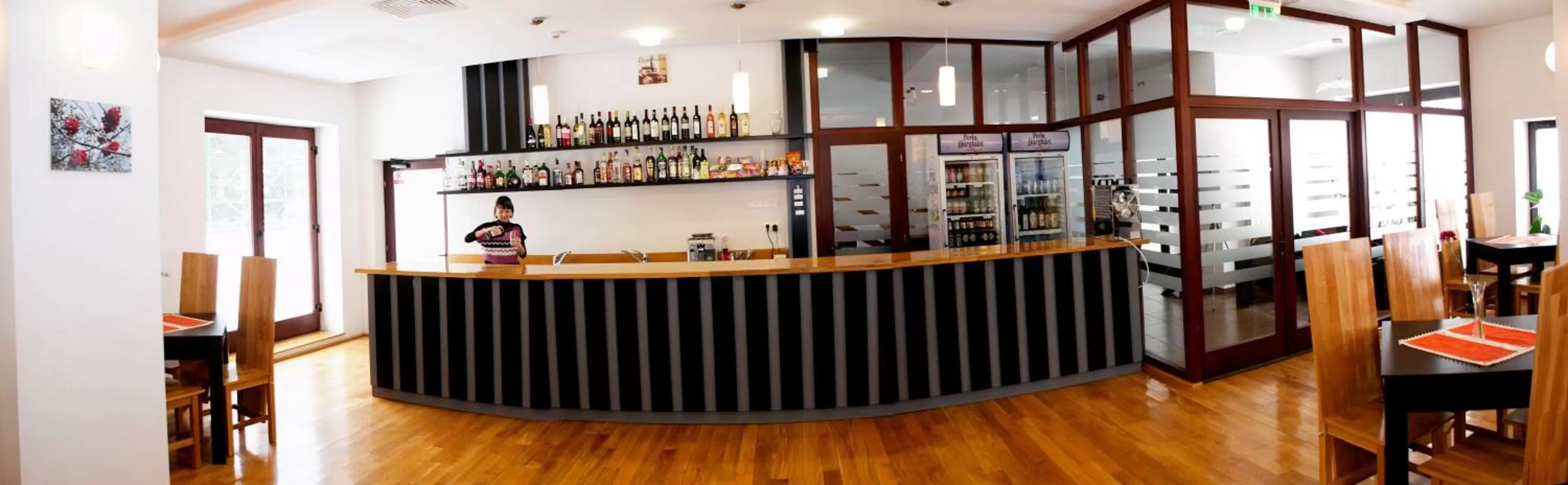 Lounge or bar in Mountain-Rest Pension