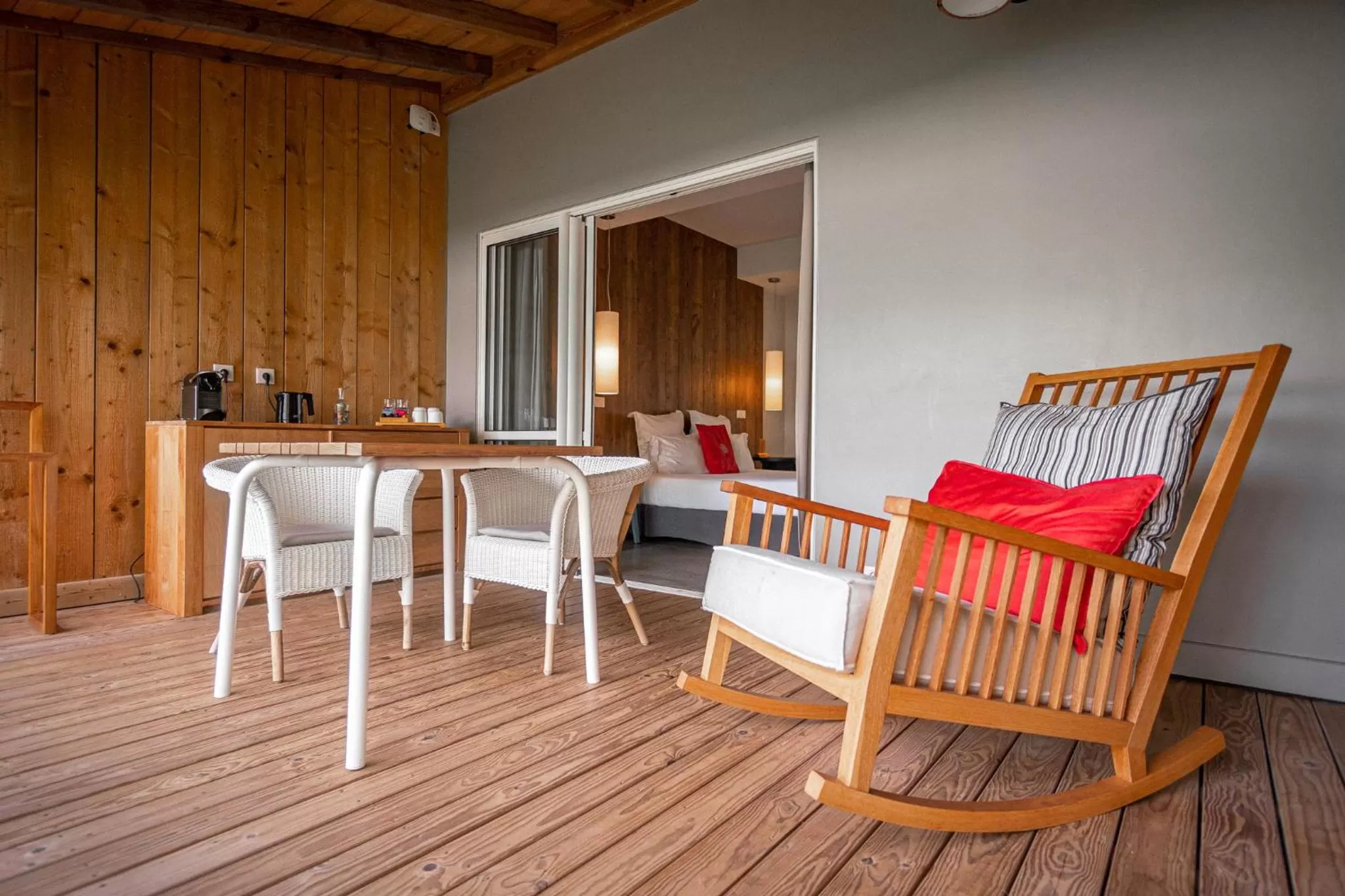 Balcony/Terrace in French Coco