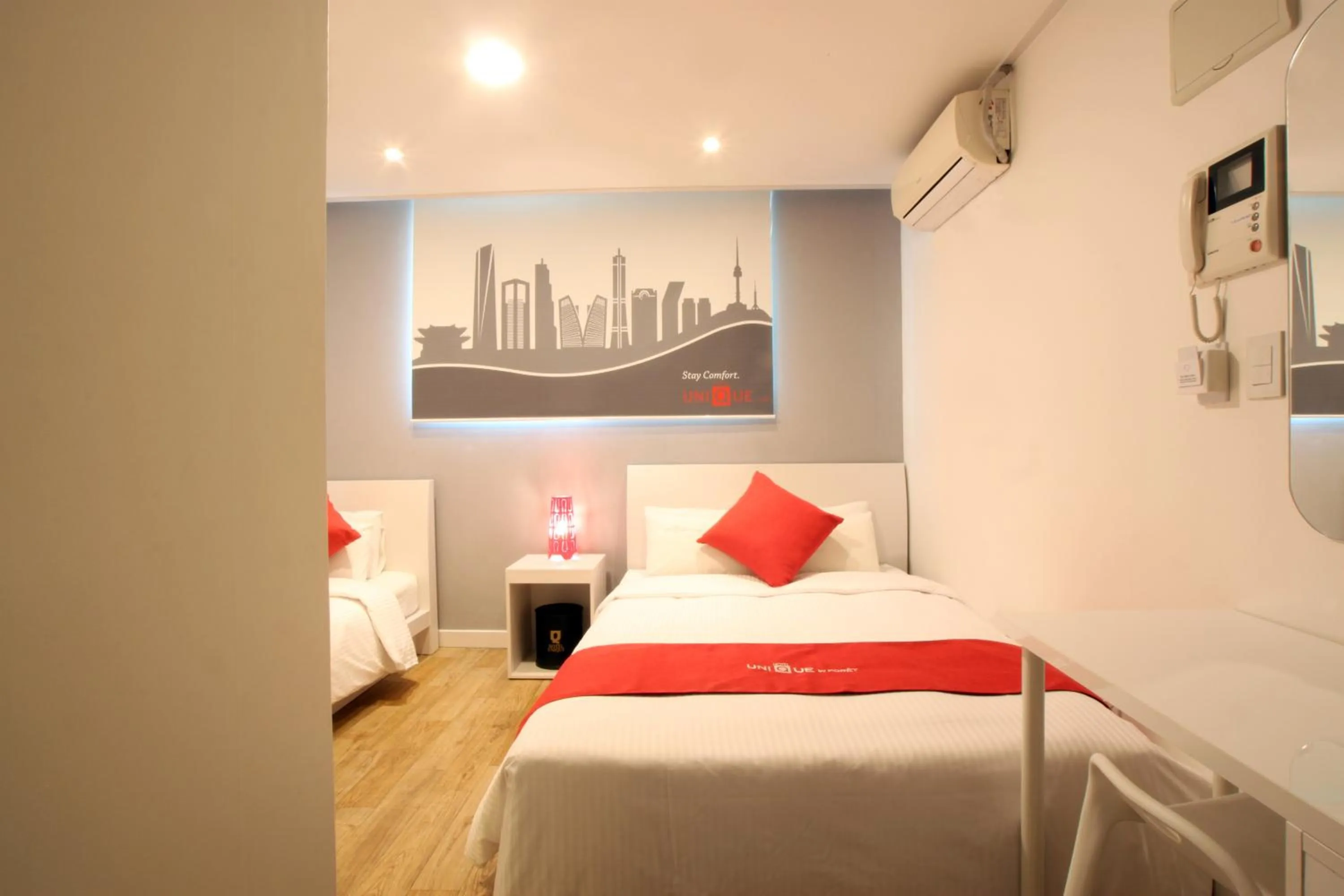 Bed in Jn Park Hotel Dongdaemun