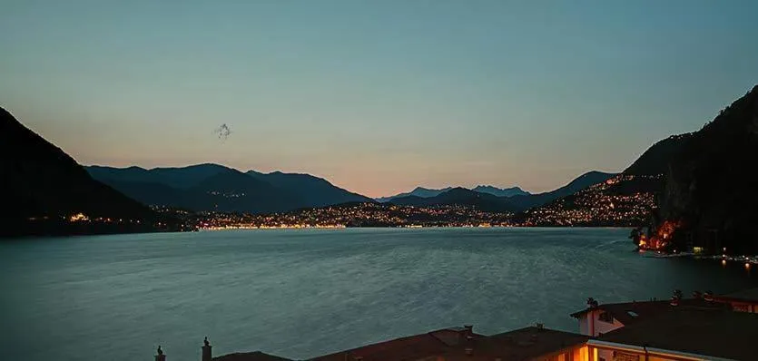 Lake view in Grand Hotel Campione