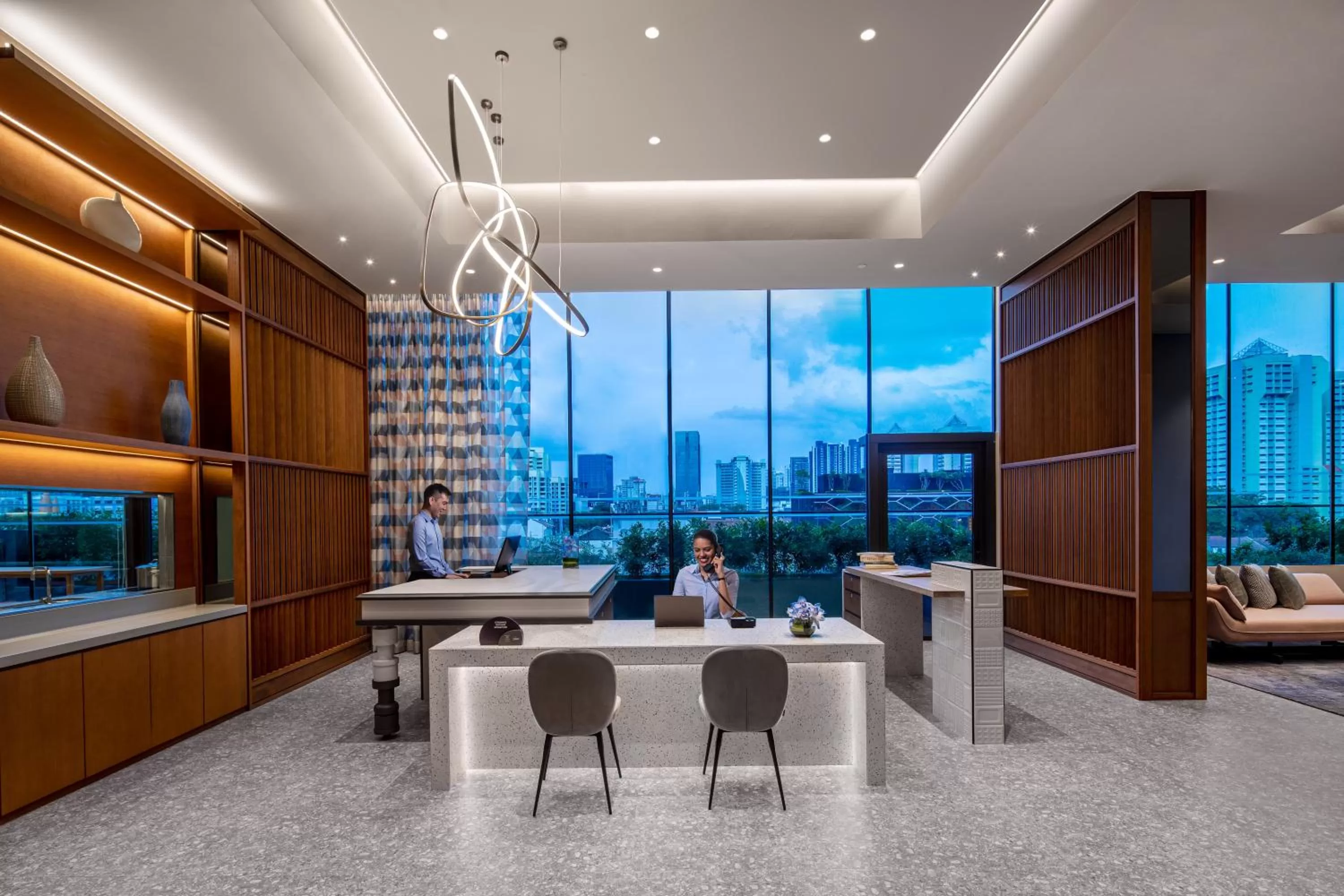 Lobby or reception in Citadines Rochor Singapore