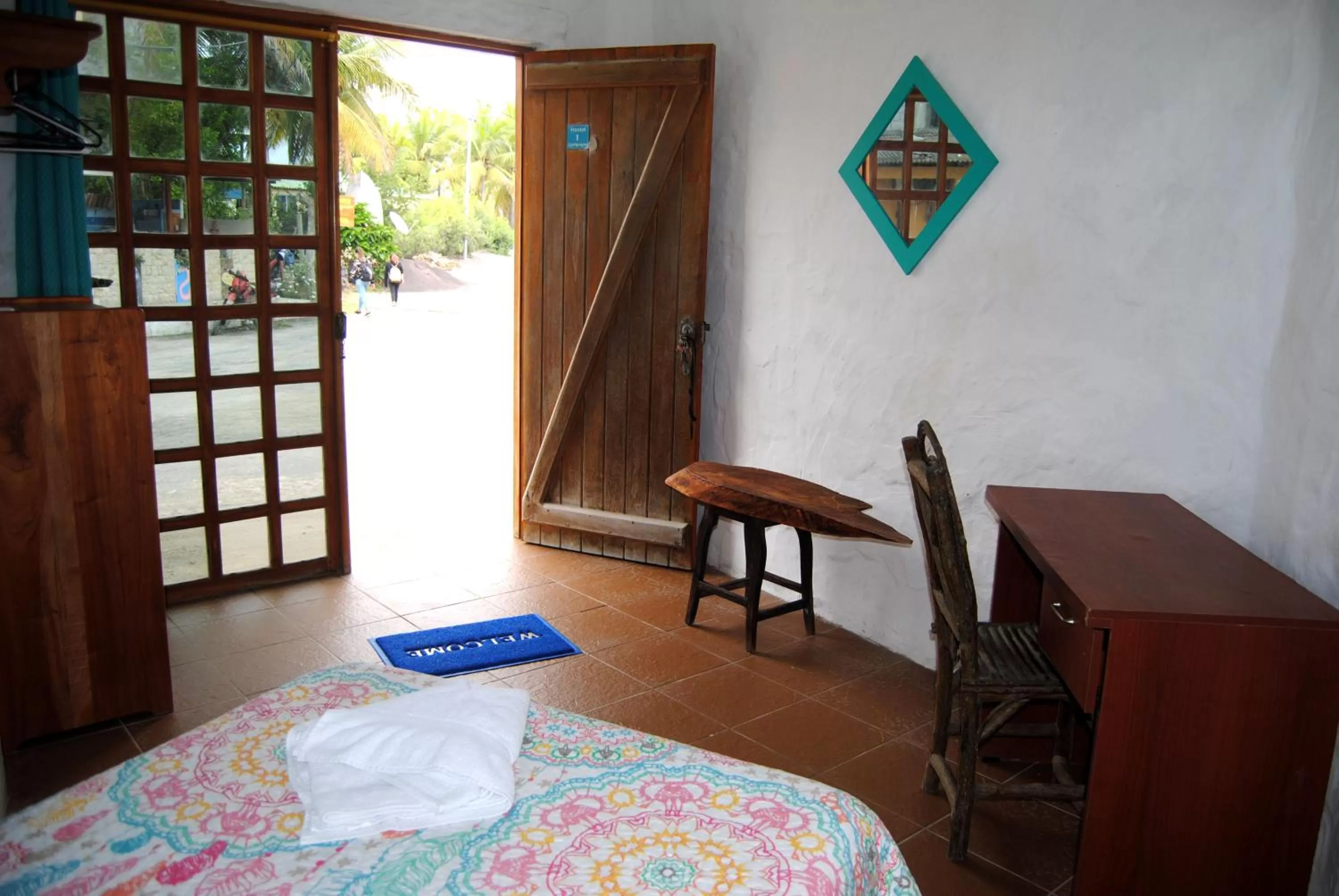 Bedroom in Hostal Galapagos by Bar de Beto